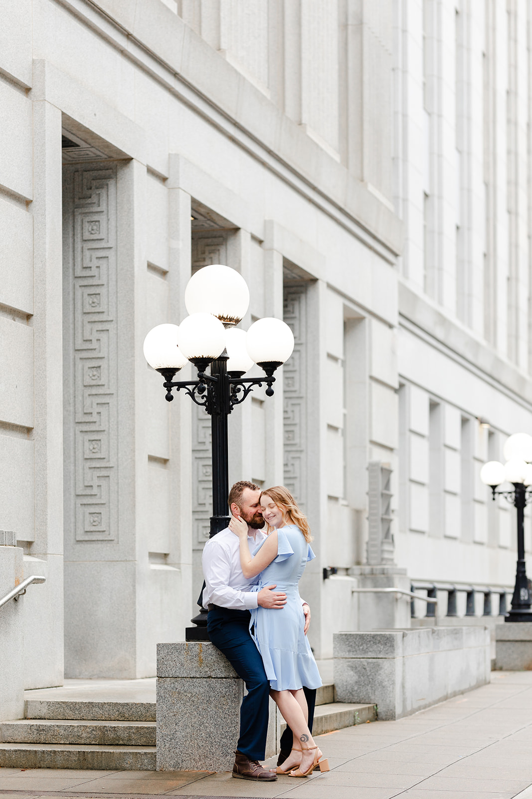 City engagement session in Downtown Raleigh