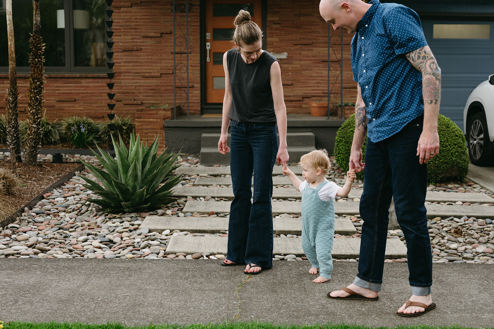 Candid Family Portrait Photography in Portland Home