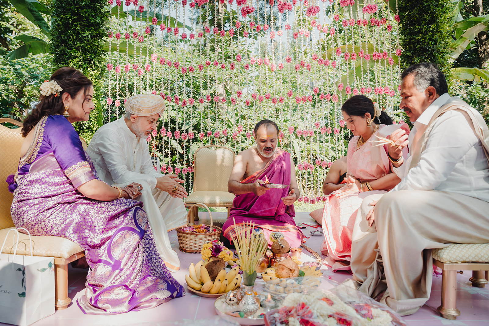 Ceremonial bliss: A picture-perfect scene from the joyous wedding ceremony