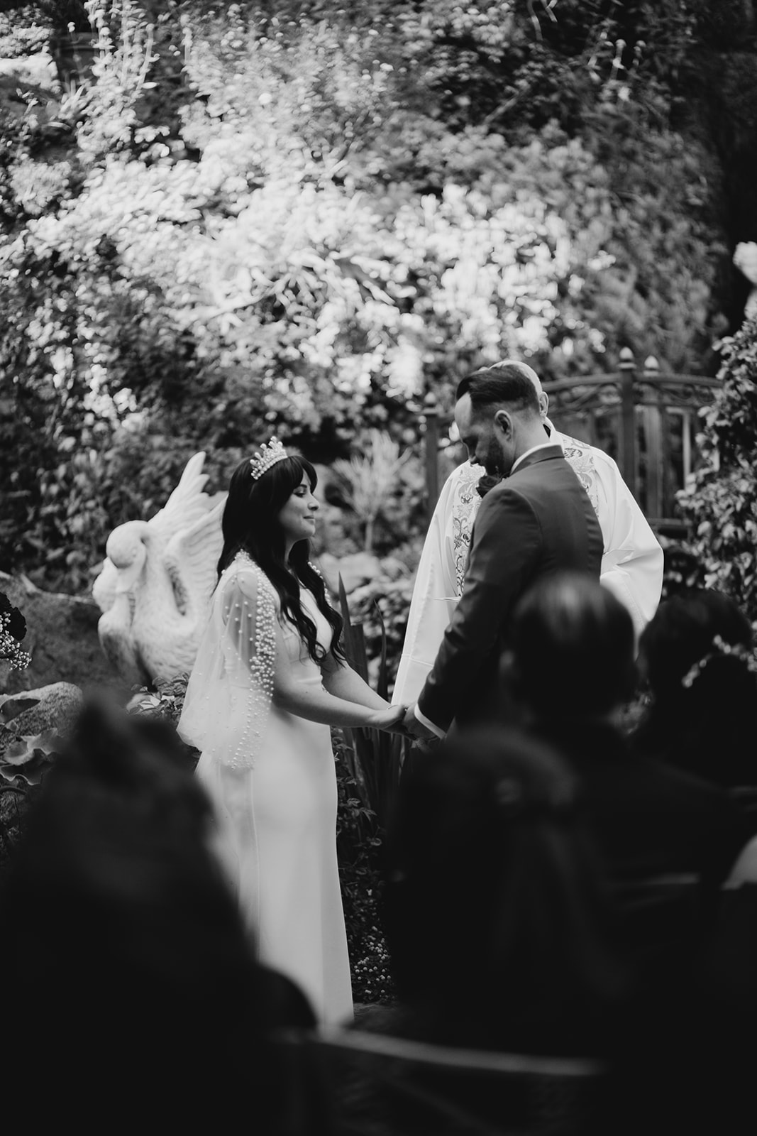 wedding ceremony at houdini estate