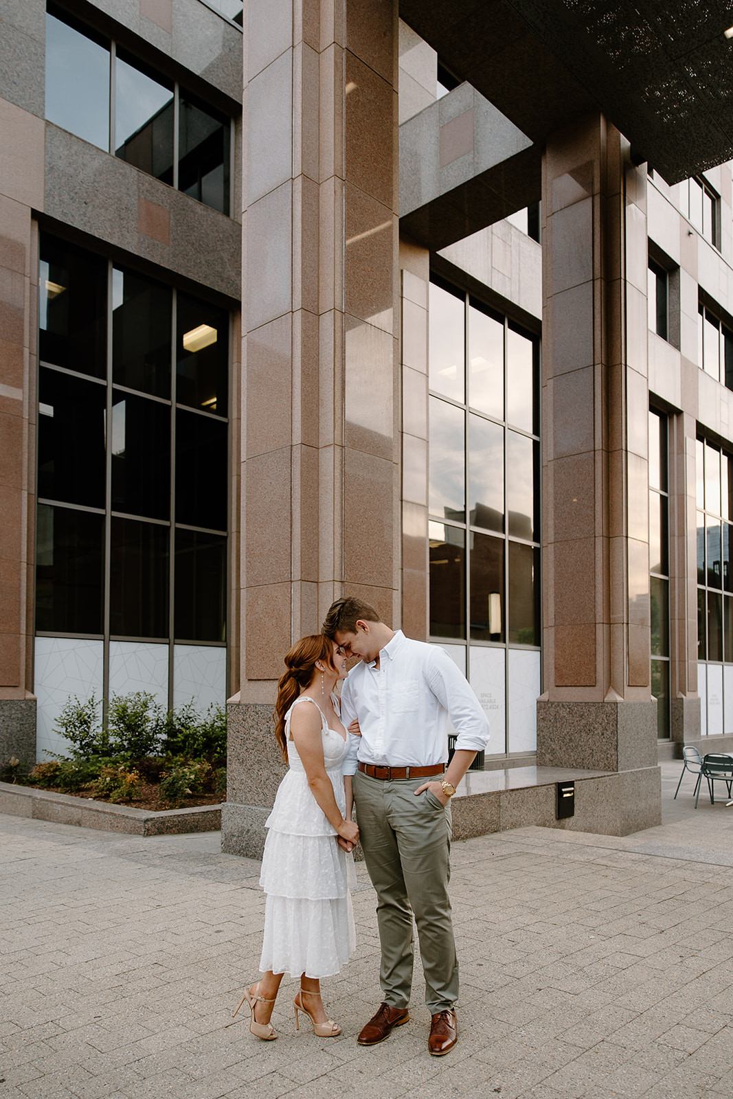 North Carolina Raleigh downtown engagement session raleigh engagement photographer nc engagement photographers outdoor 