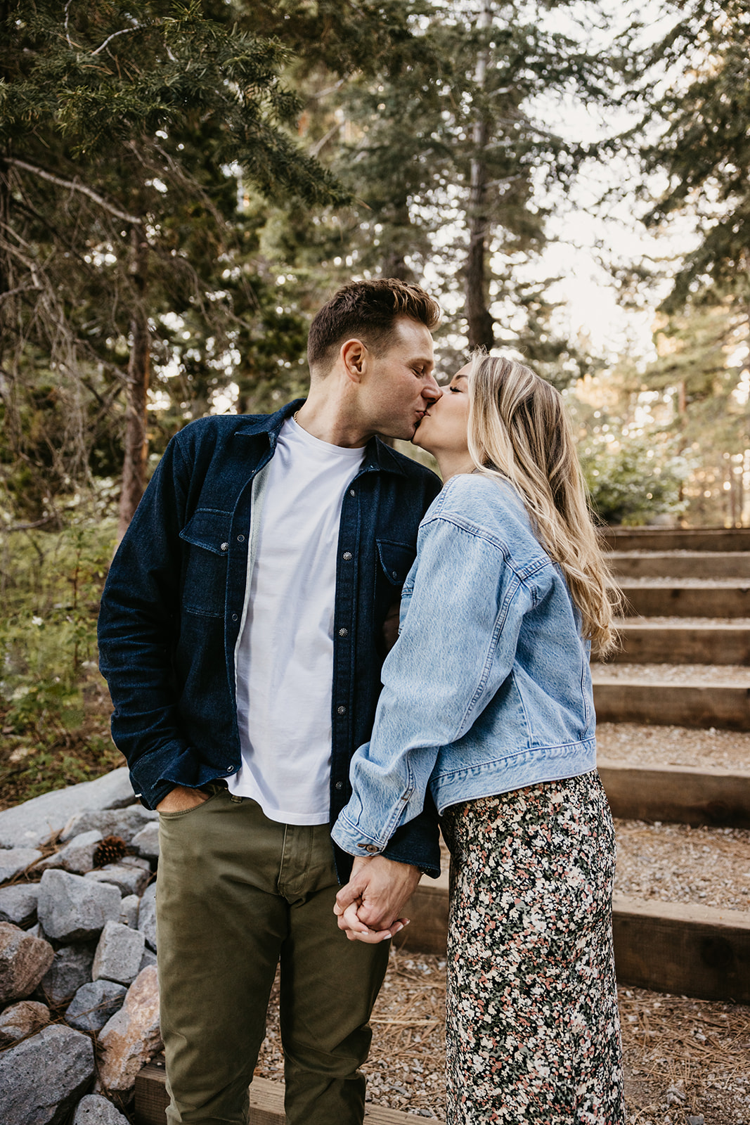 Dani Rawson Photography, a Tahoe-based Engagement Photographer, shares summer engagement session in North Lake tahoe
