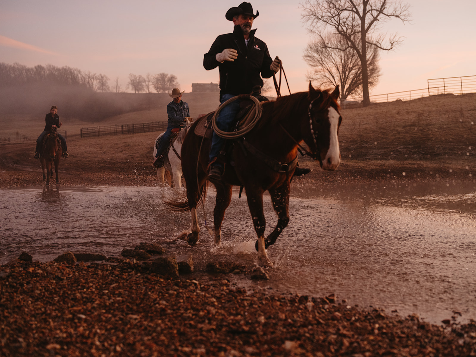 horseback cowboy at the 808 ranch