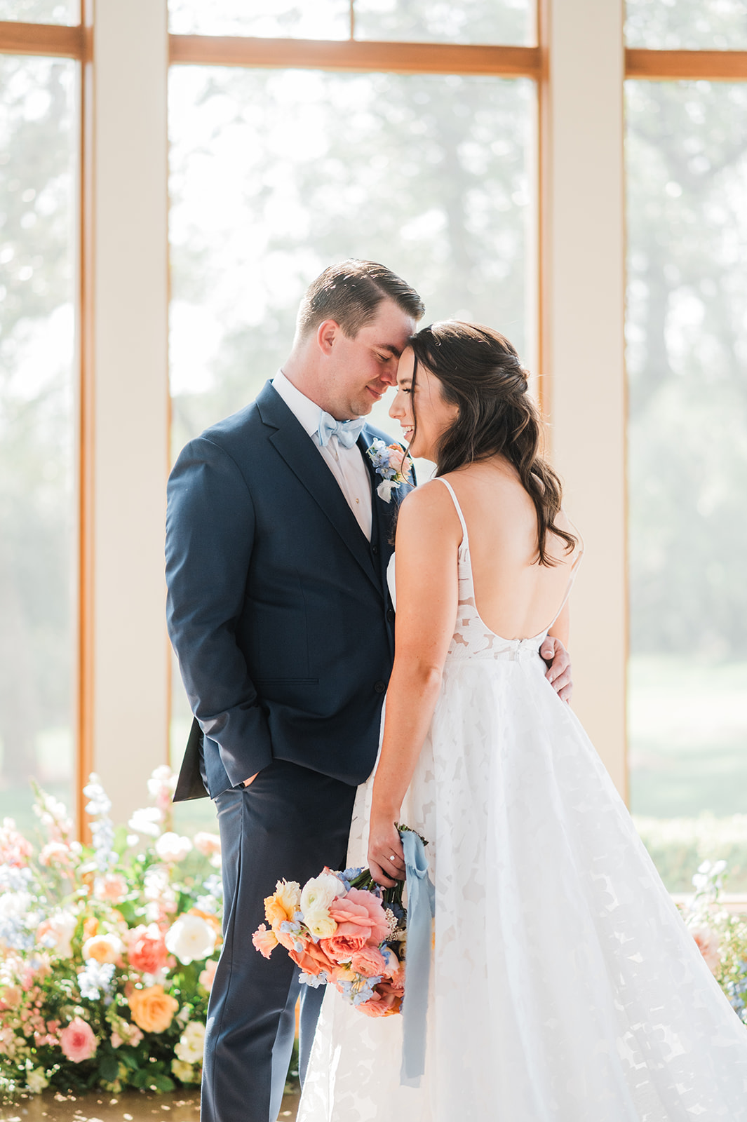 Colorful summer wedding at Canyonwood Ridge in Dripping Springs, TX. 
