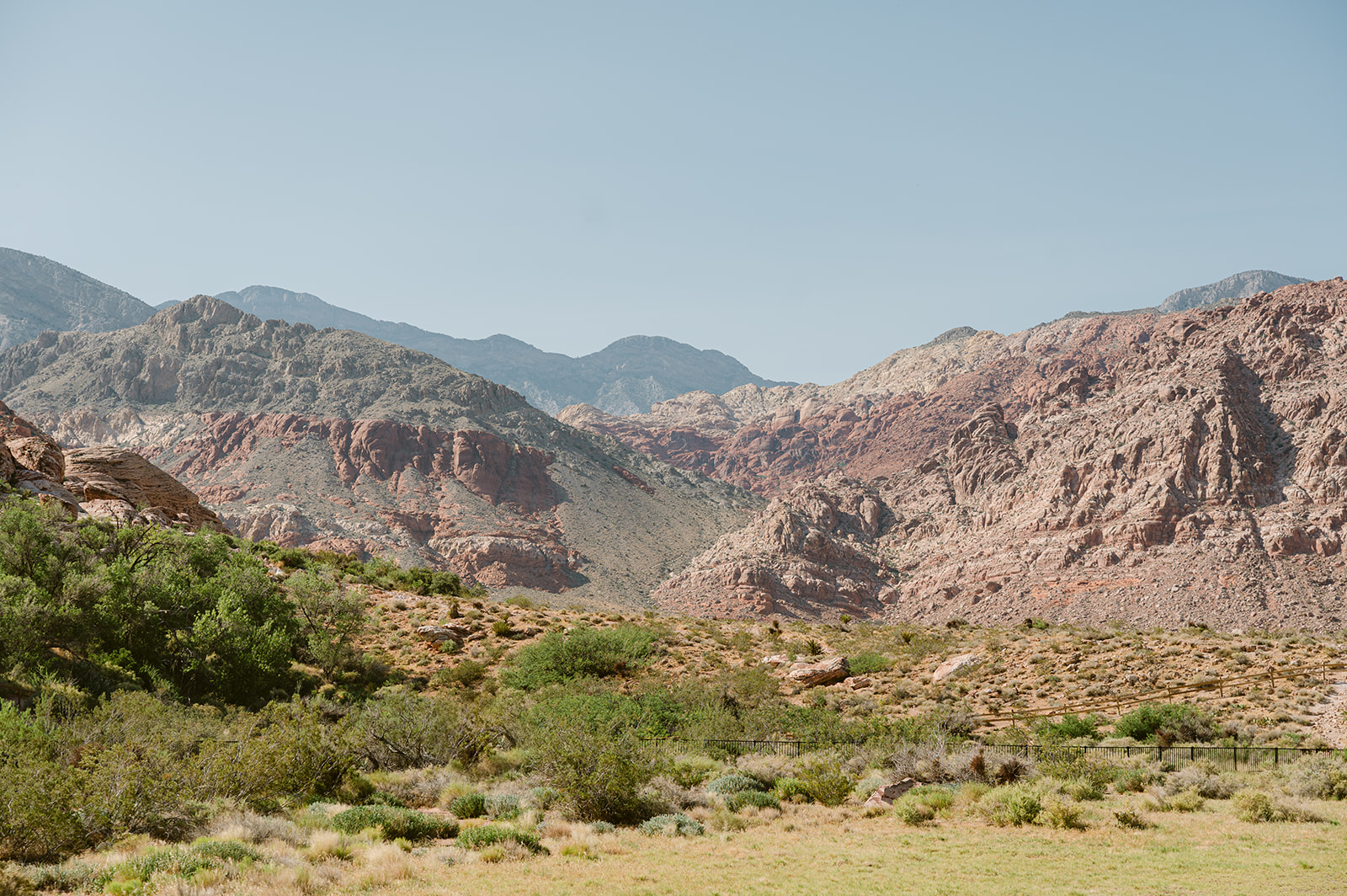 red rock canyon landscape