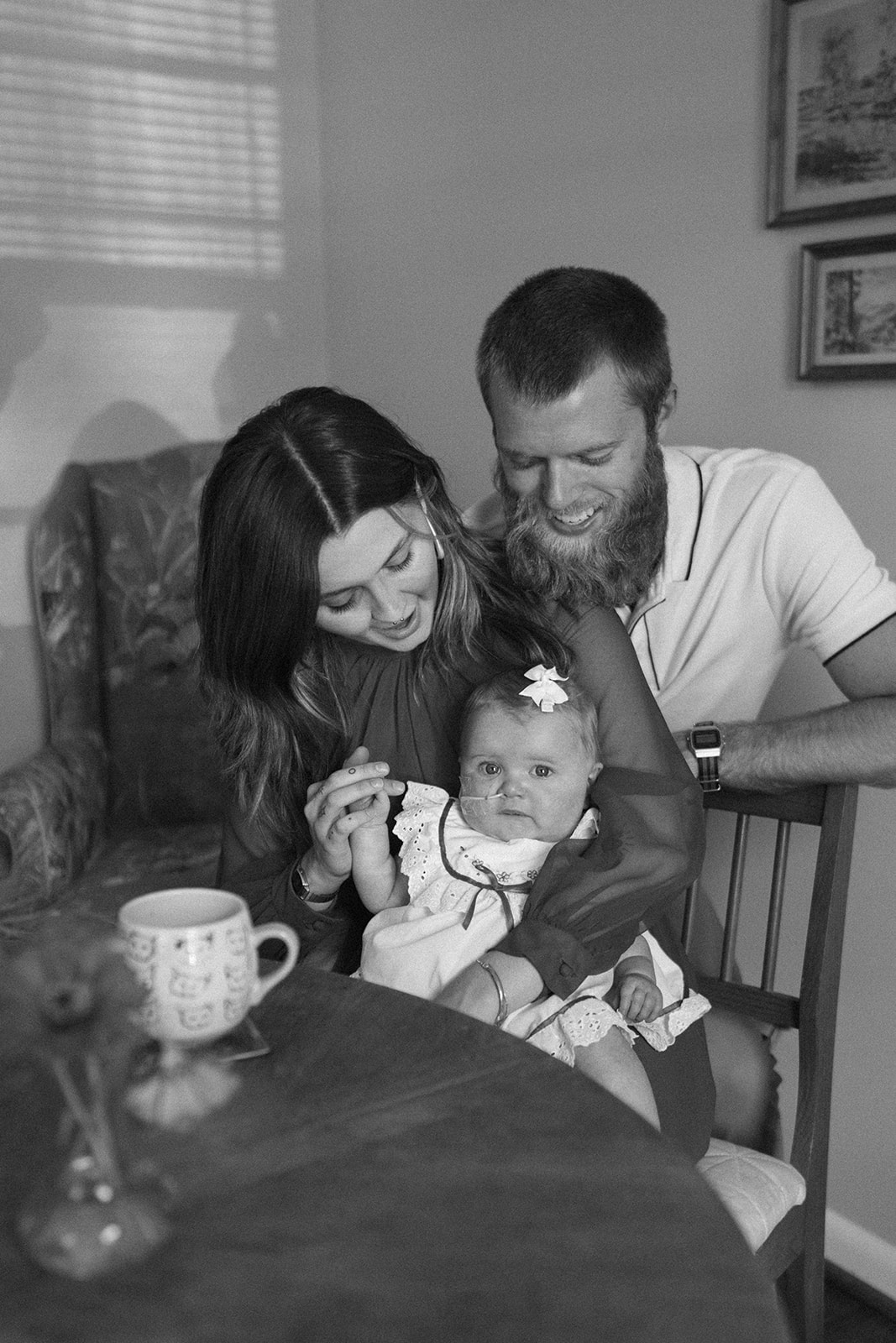 The Smiths in-home family photography session in Alabama