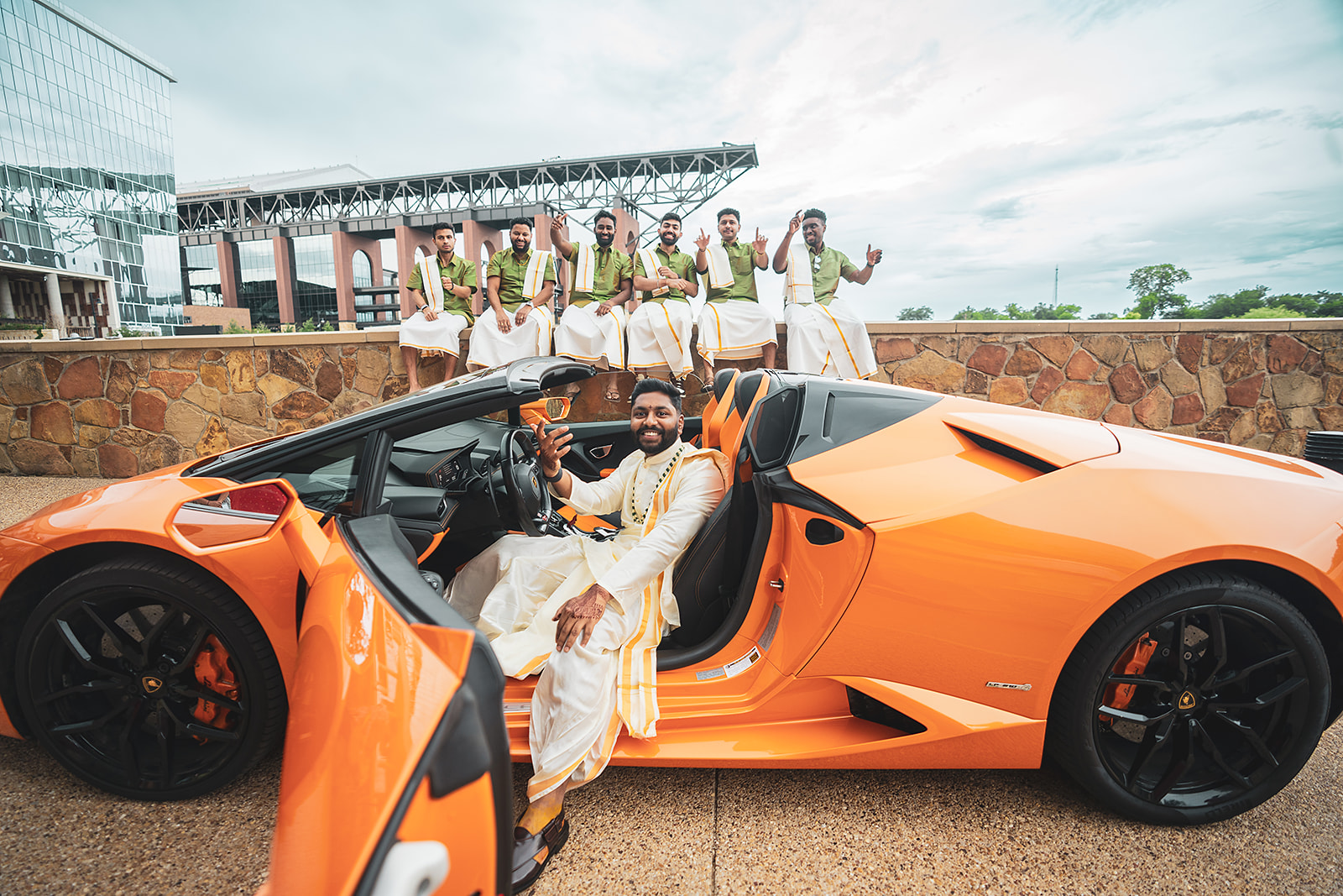 indian groom baraat wedding photos live by Lowes arlington