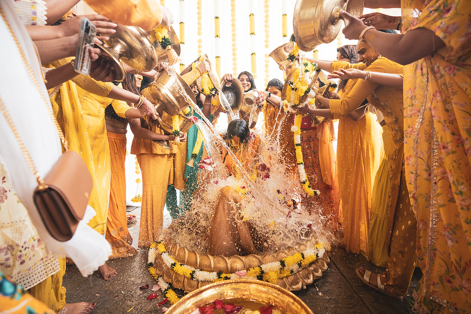 indian bride haldi