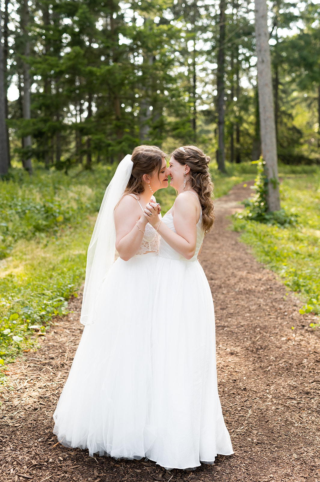 Morton Arboretum Same-Sex Wedding Photography