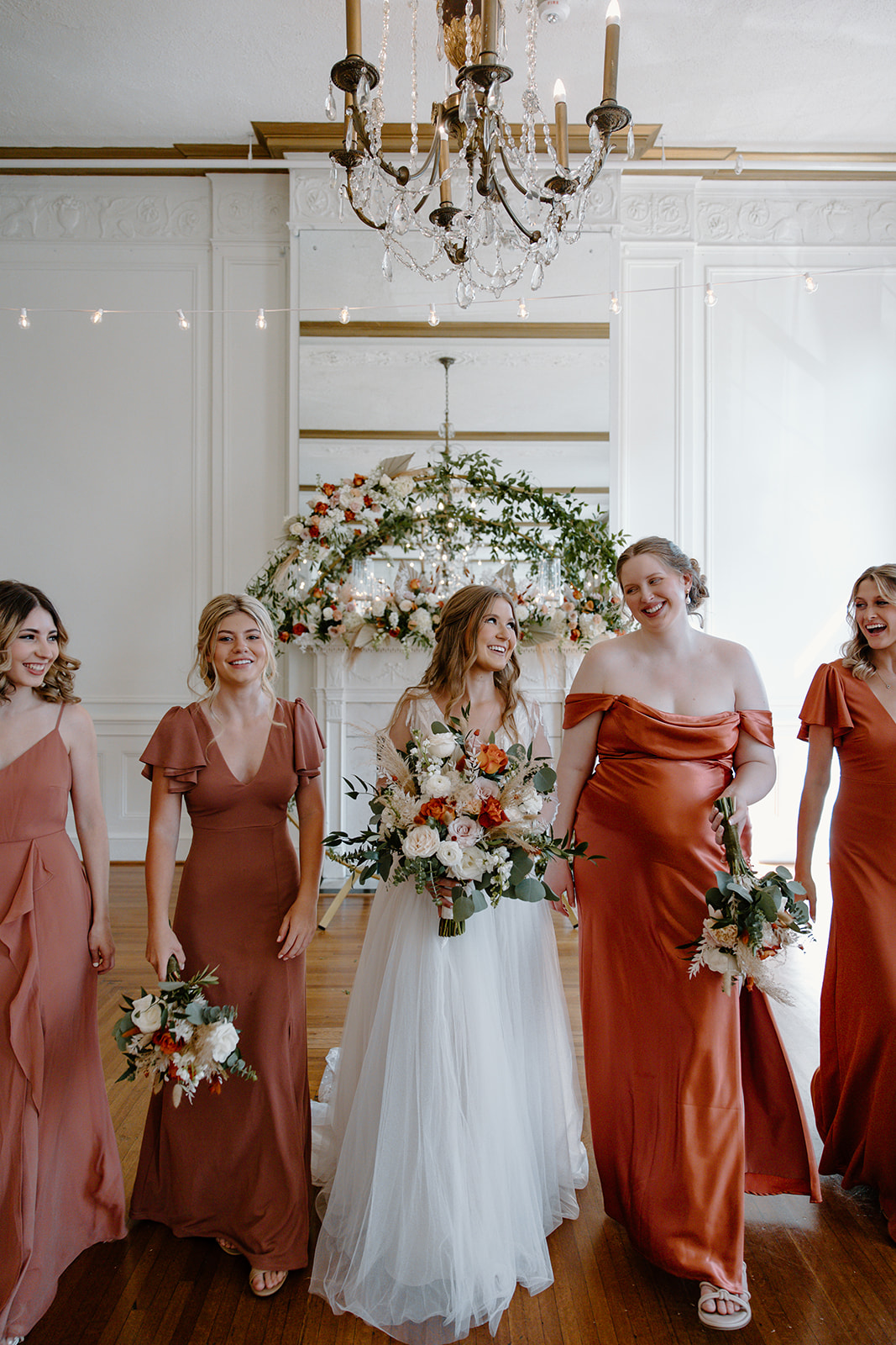 Fall wedding colors at Hotel Concord, captured by Charlotte Wedding Photographers and Videographers in North Carolina