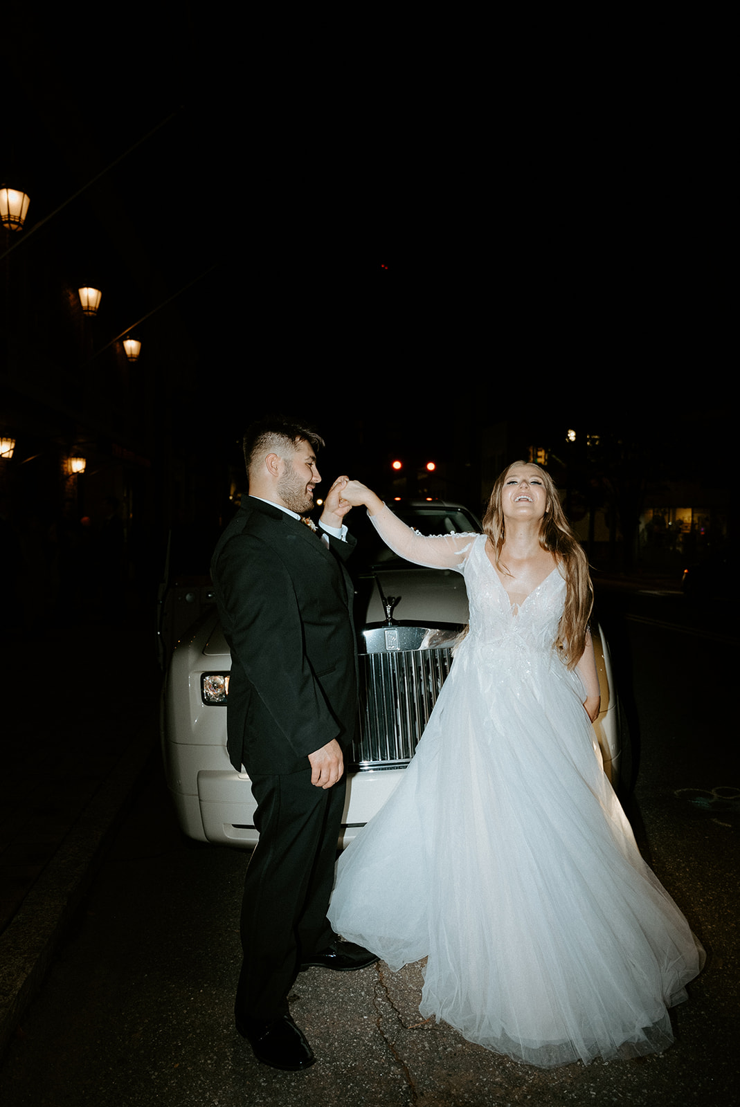 Getaway car for wedding, captured by Charlotte Wedding Photographers and Videographers in North Carolina