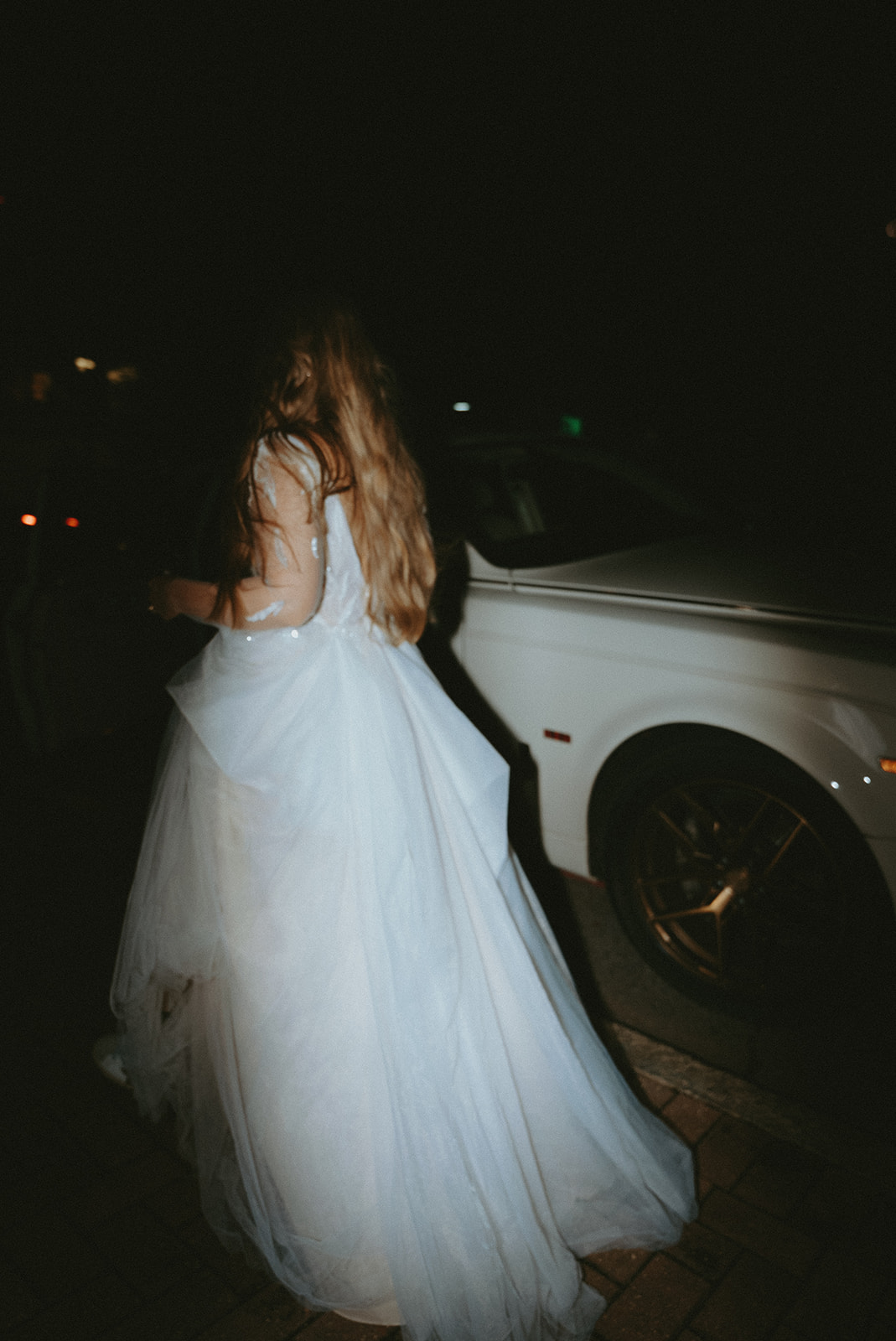 Getaway car for wedding, captured by Charlotte Wedding Photographers and Videographers in North Carolina