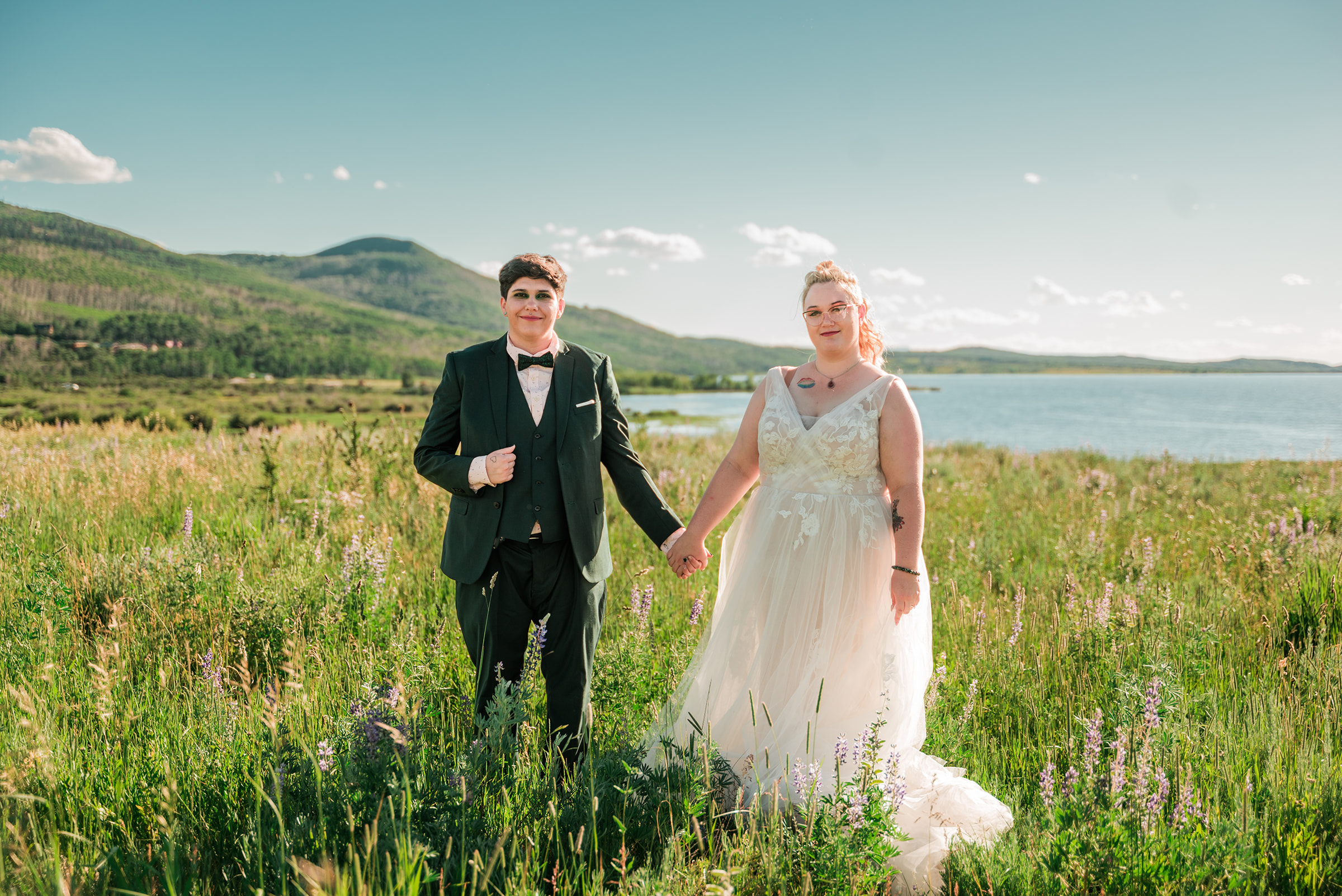 Jesse & Ezra | Vega Lake Micro Wedding