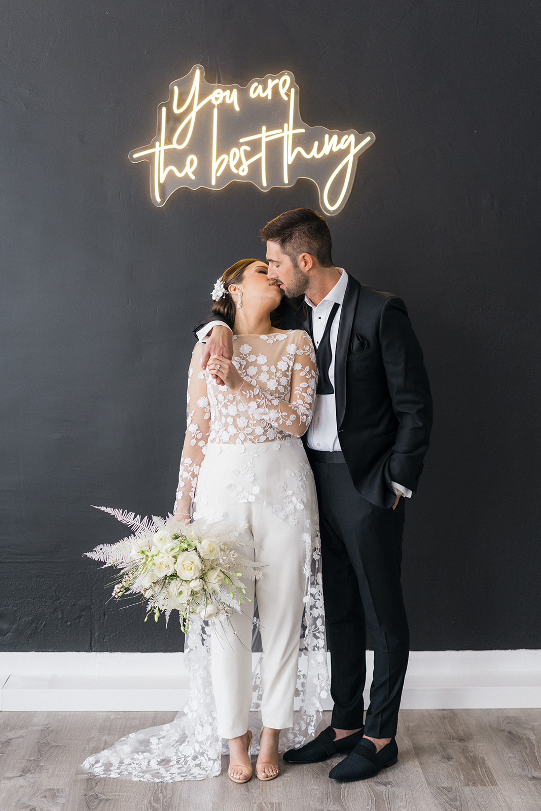 A couple who trash the dress in an elegant studio in Pittsburgh, PA, Marien J Malloy Photo