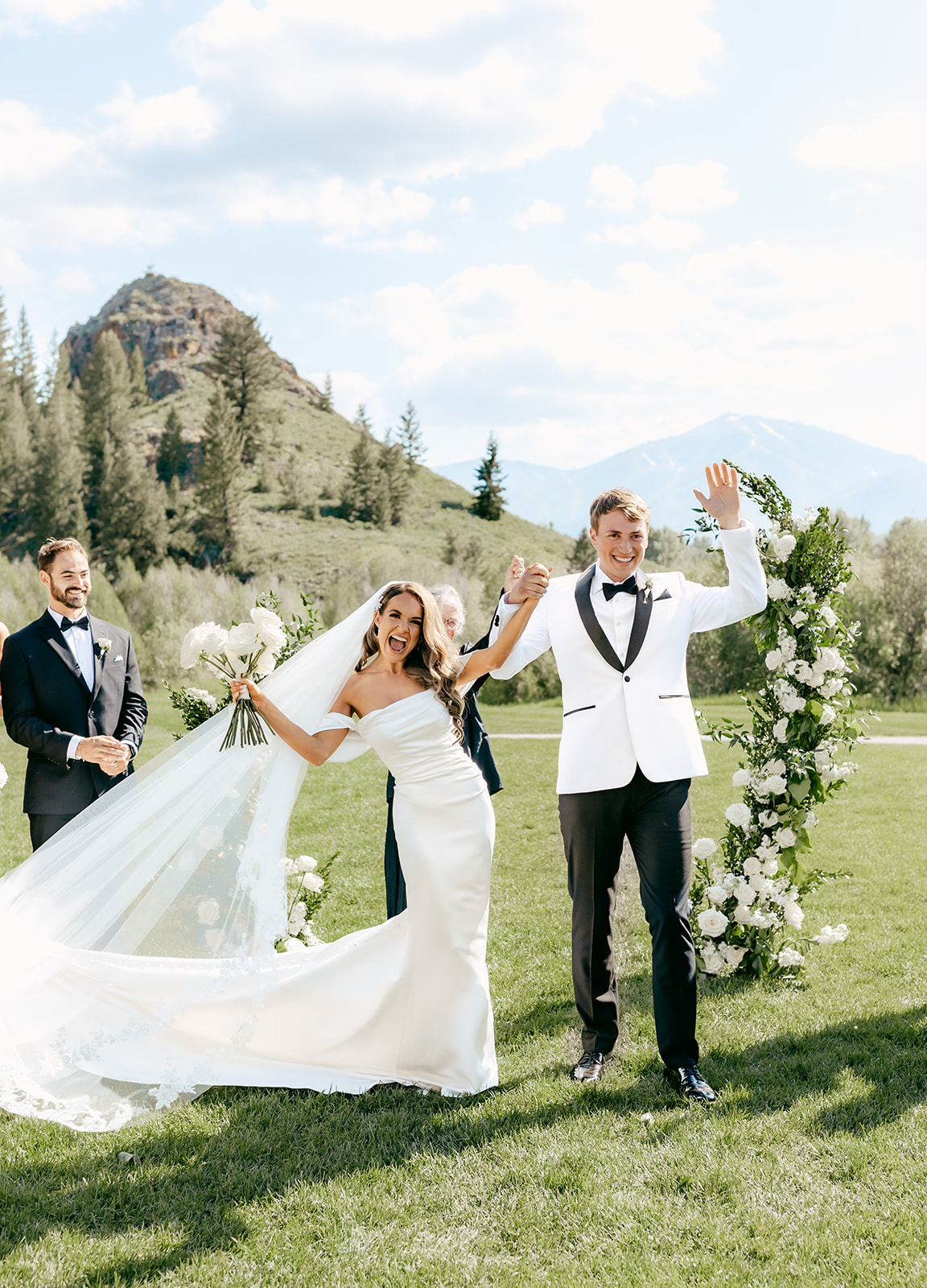 Trail Creek Cabin Black Tie Wedding in Sun Valley Idaho