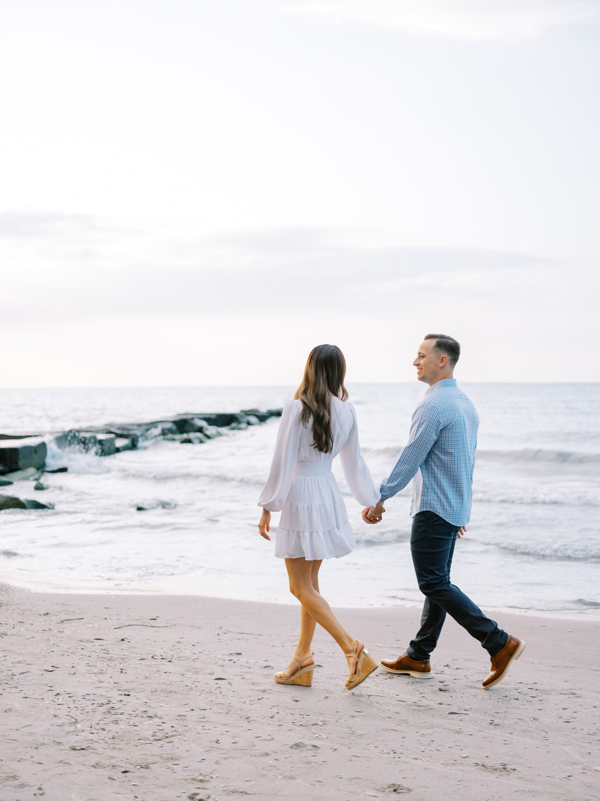 Folly Beach engagement session