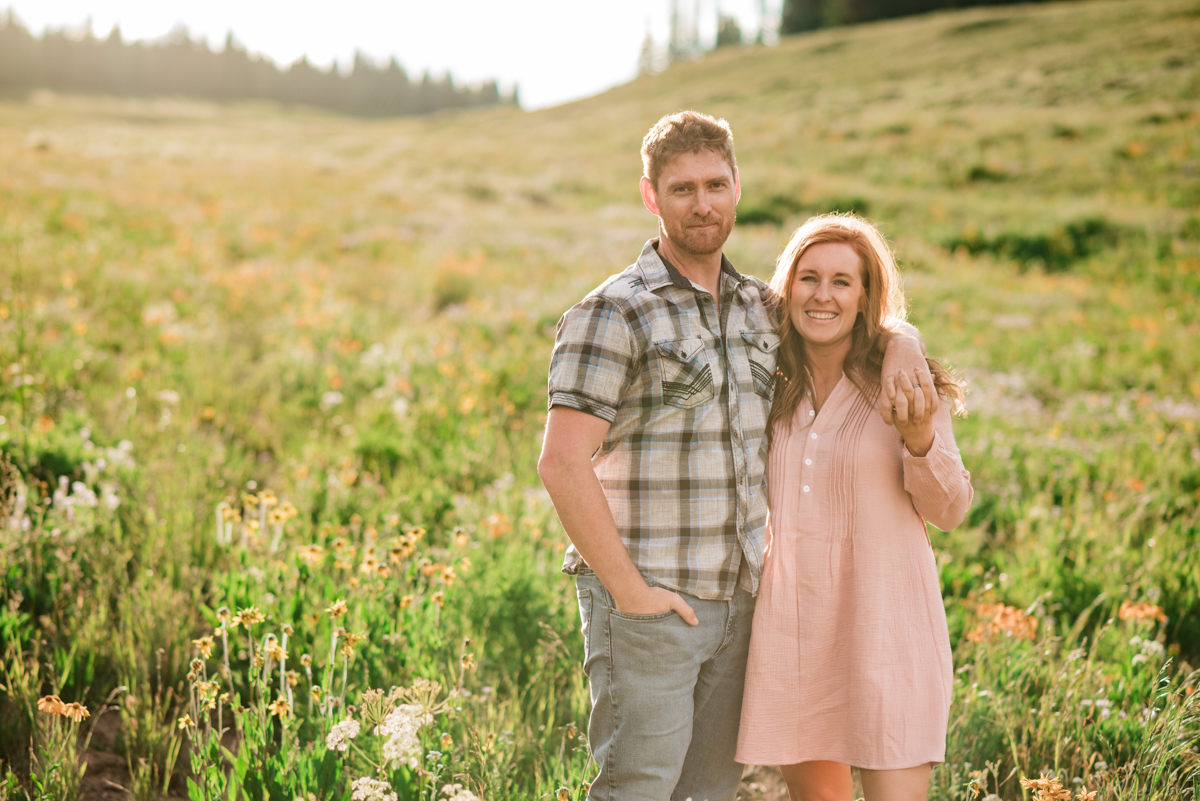 Sarah & John | Engagement Photos on the Flat Tops
