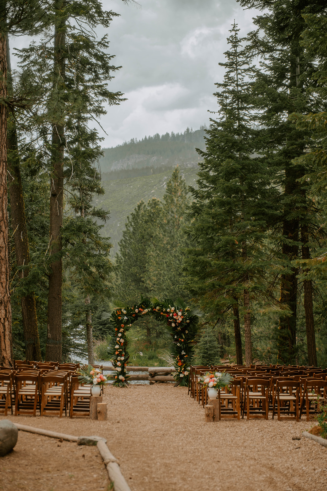 Ceremony site at Skyliners Lodge