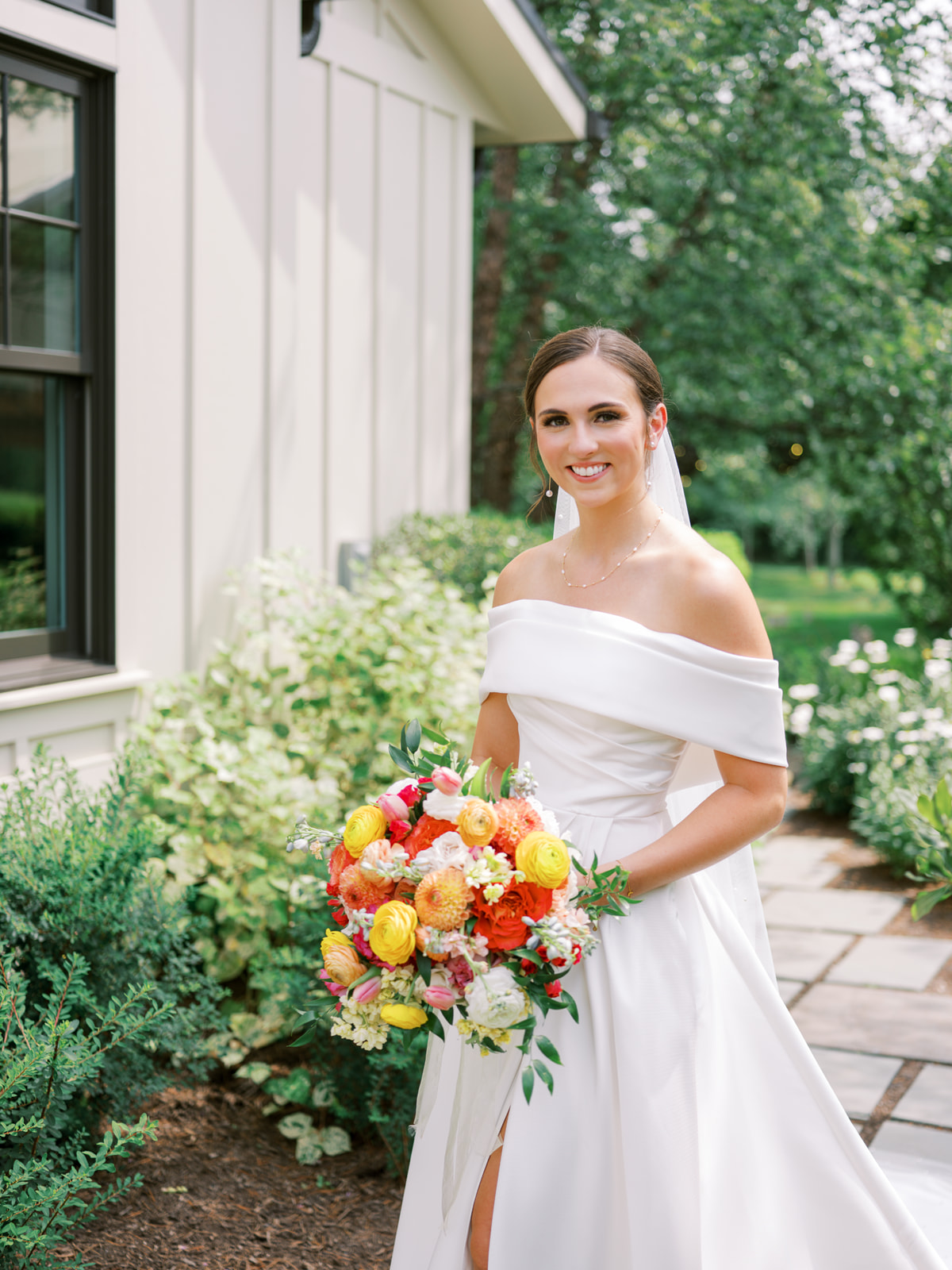Orchid House Winery wedding bridal portraits 
