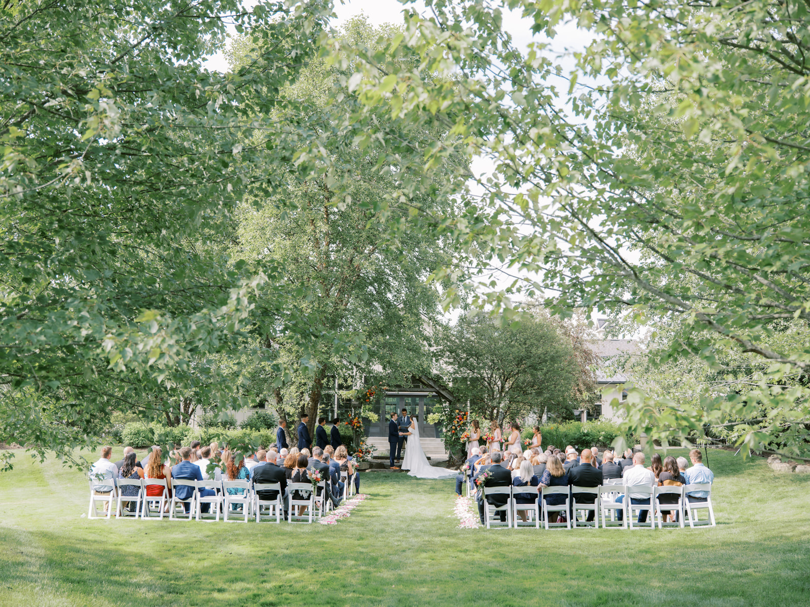 Orchid House Winery outdoor ceremony
