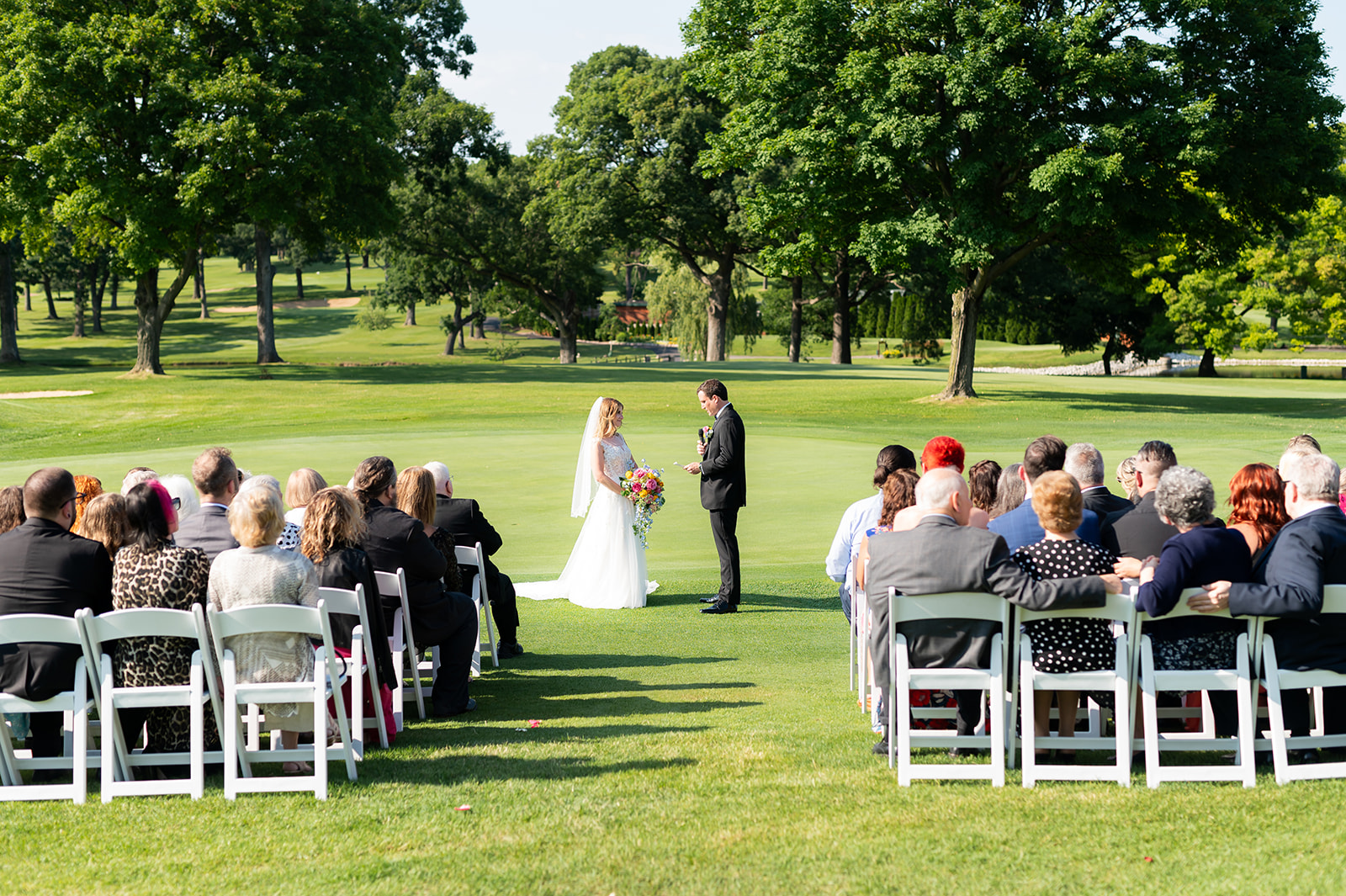 Glen Flora Country Club Wedding Ceremony