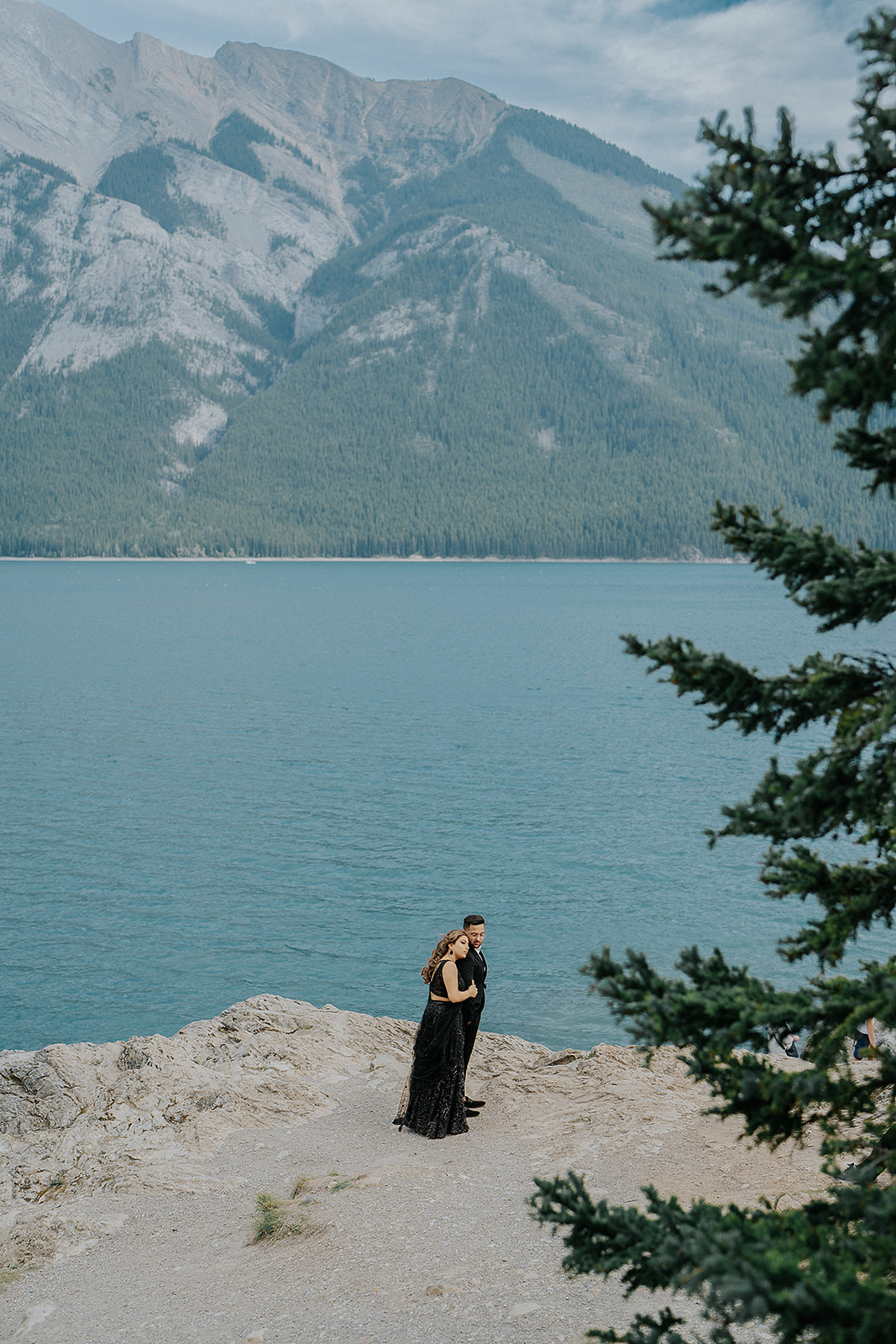 Lake Louise engagement photo session