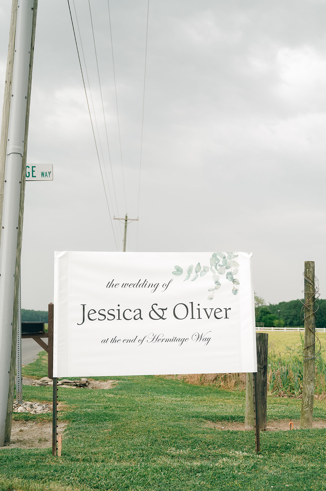 Oliver & Jess were married on a day that poured rain in Milton, DE.