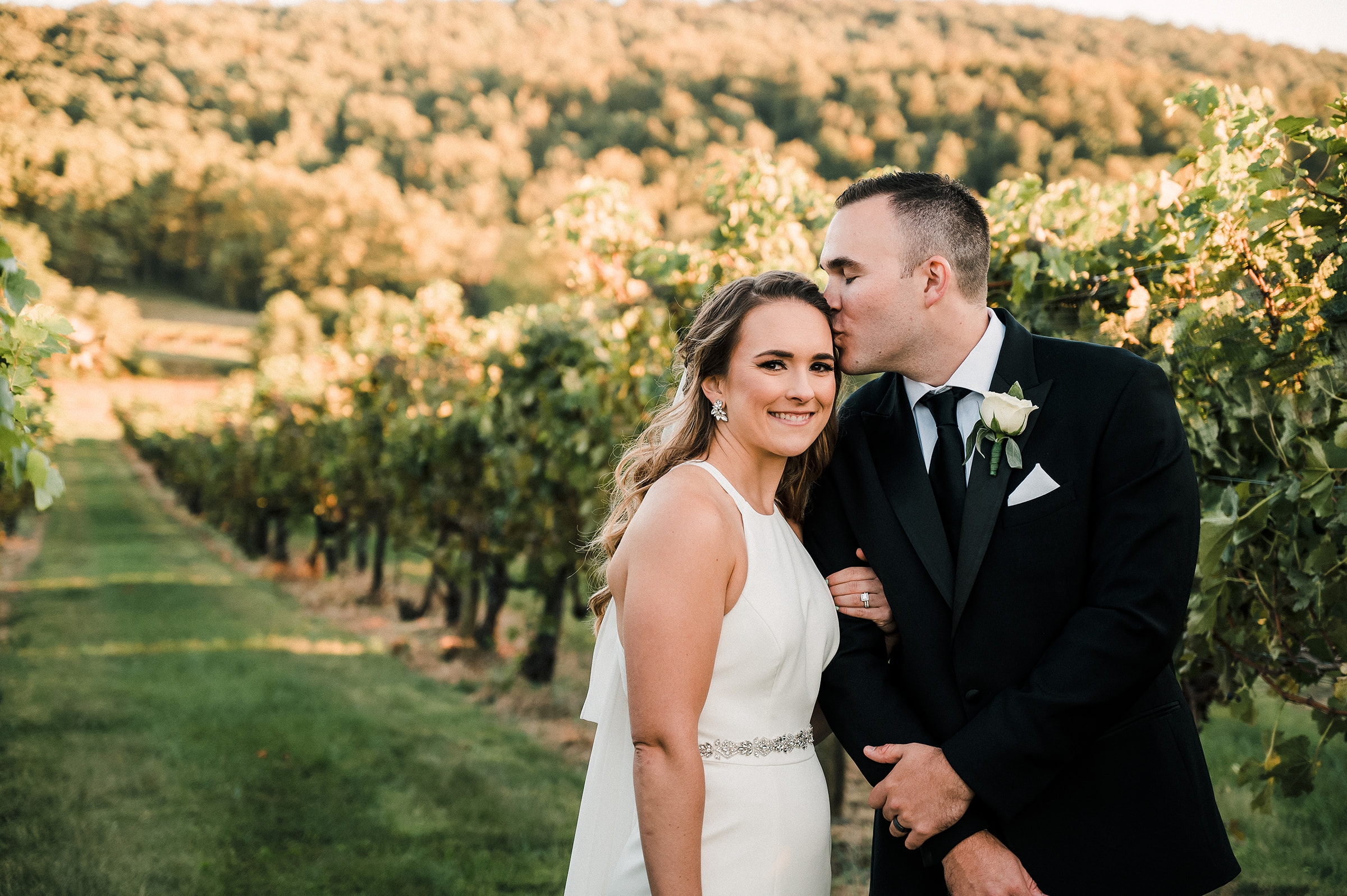 Callie & Scott Breaux Vineyards wedding in VA by Kelly Phillips Photography