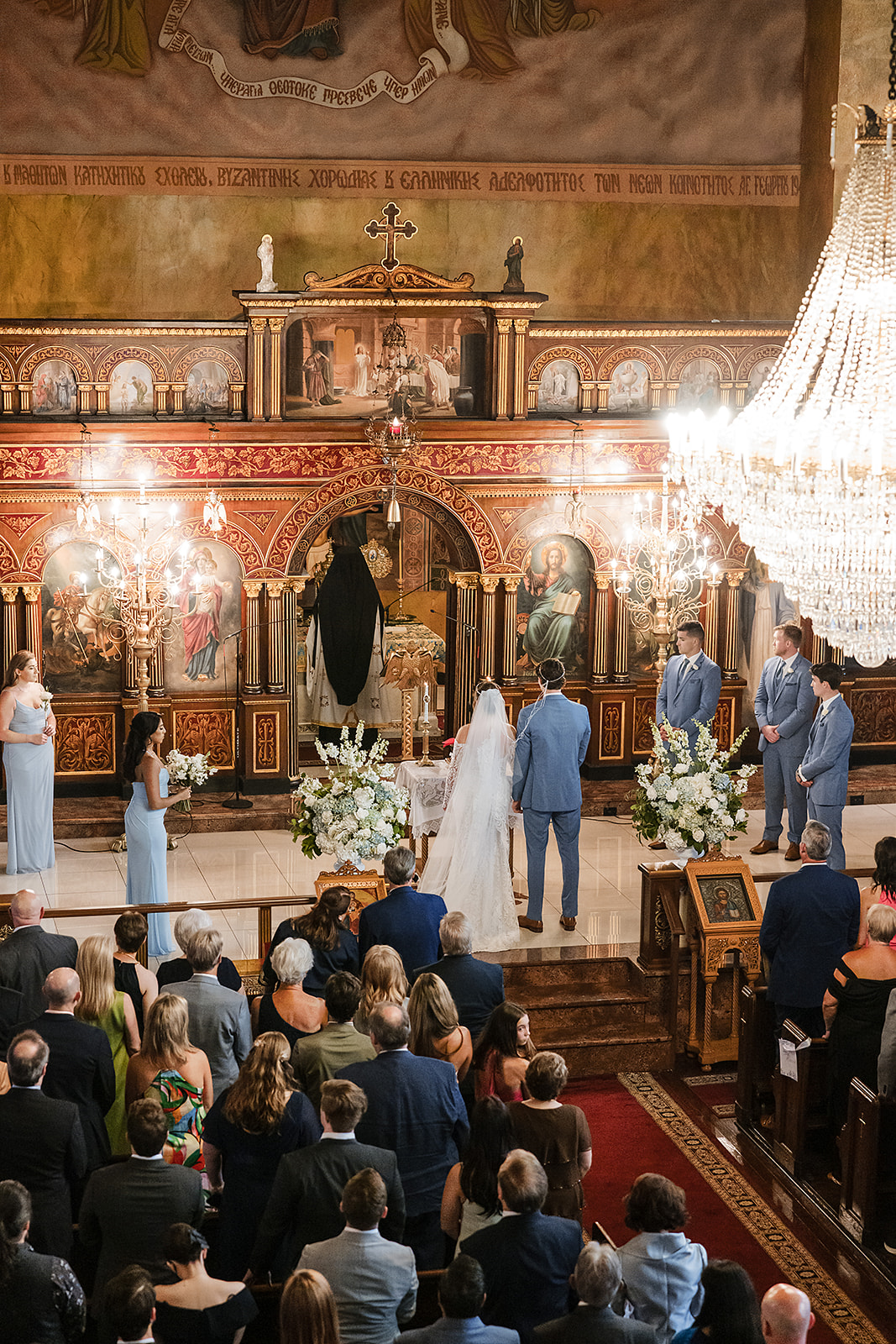 St. George Greek Orthodox Cathedral Philadelphia wedding ceremony 