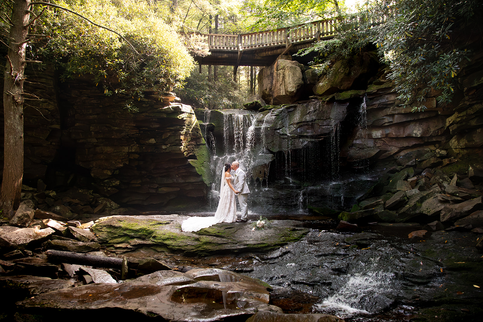 Blackwater Falls Elakala Waterfalls Wedding