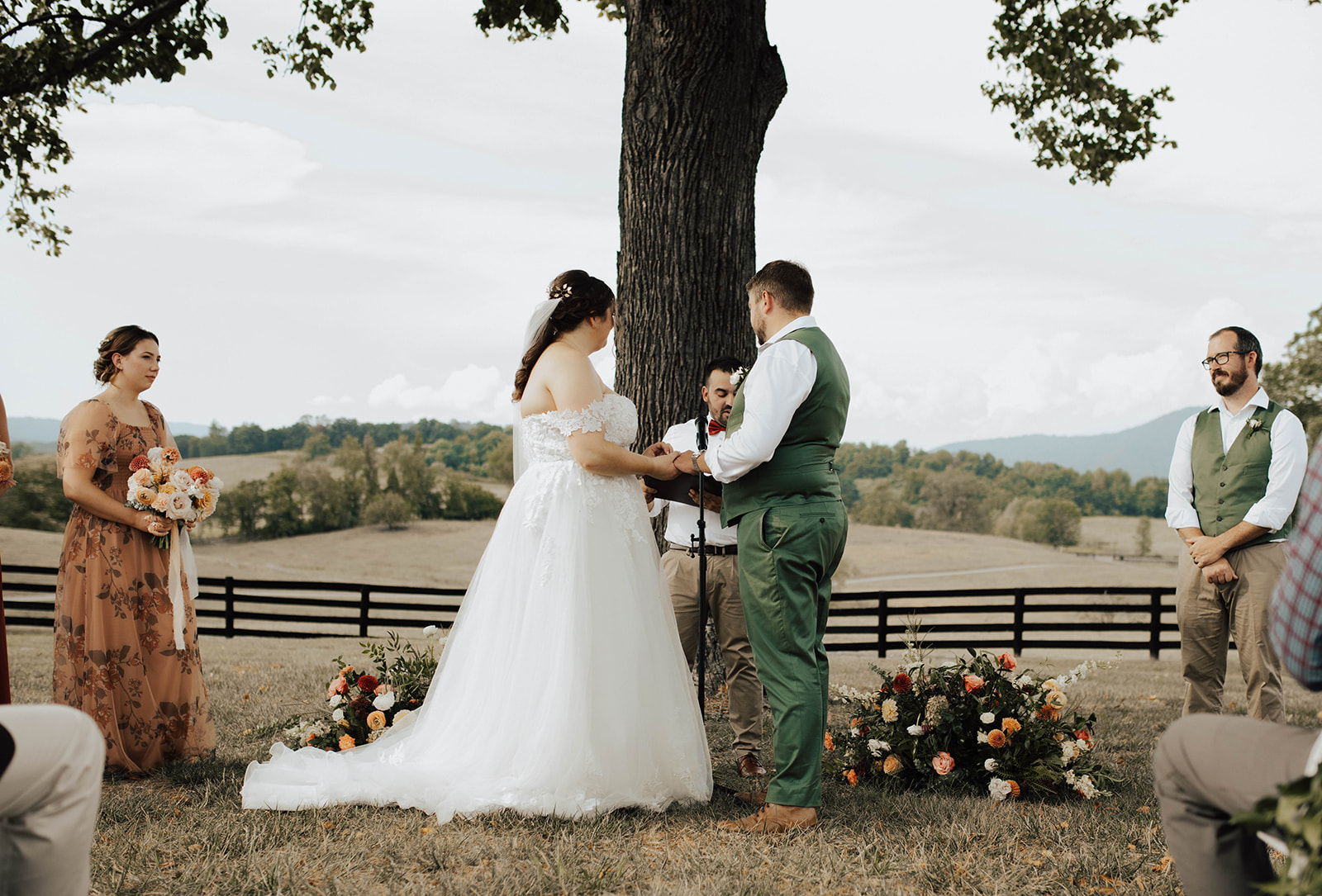 romantic boho farm wedding 