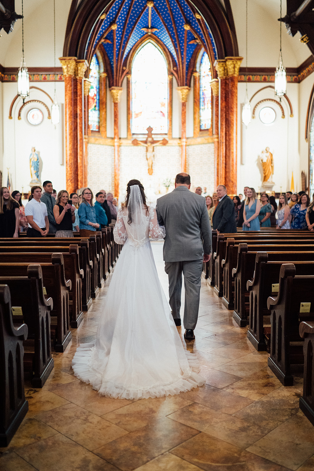 Wedding at Saint Mary Cathedral Austin Texas  