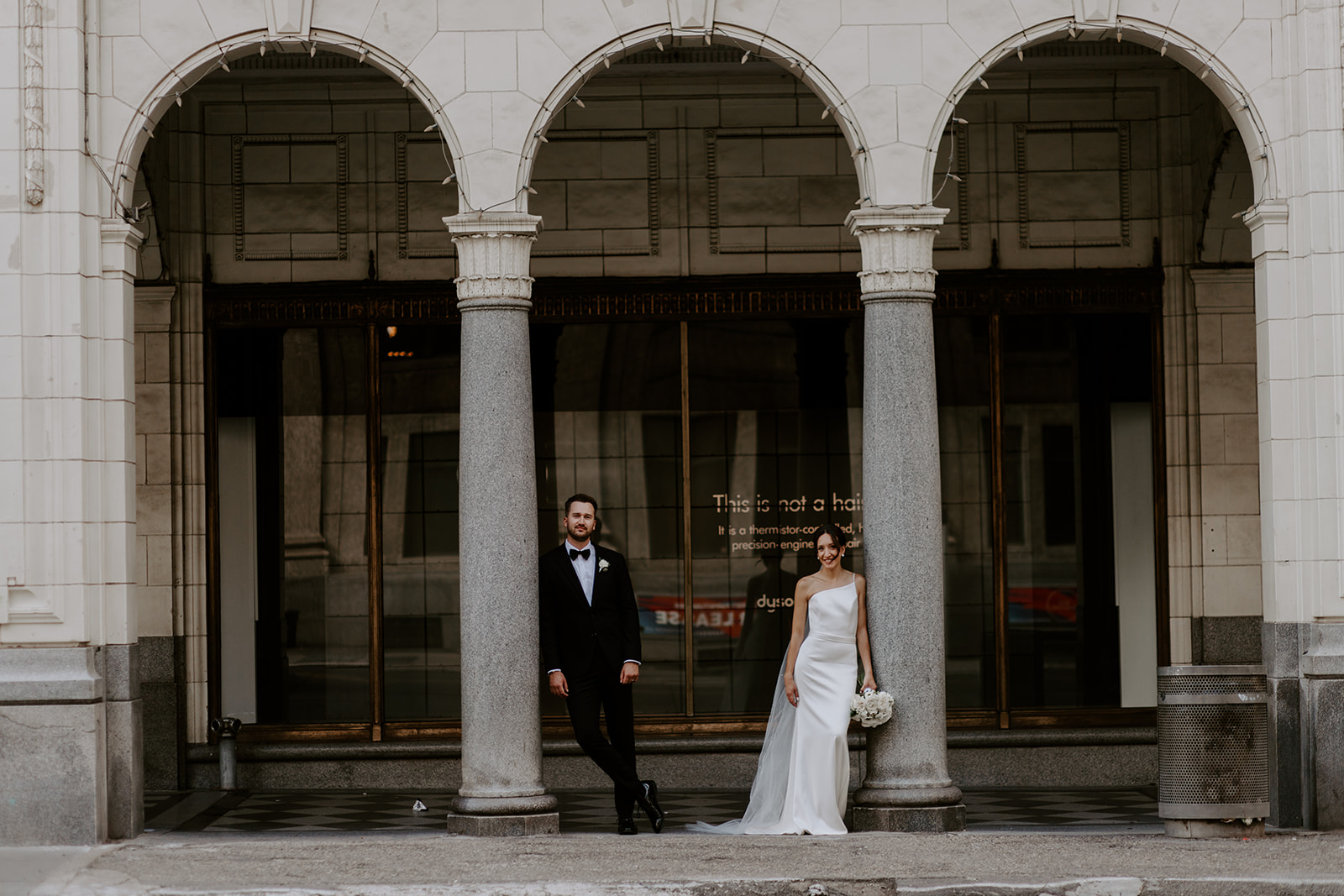 Hudson Bay Arches Calgary Bride and Groom 