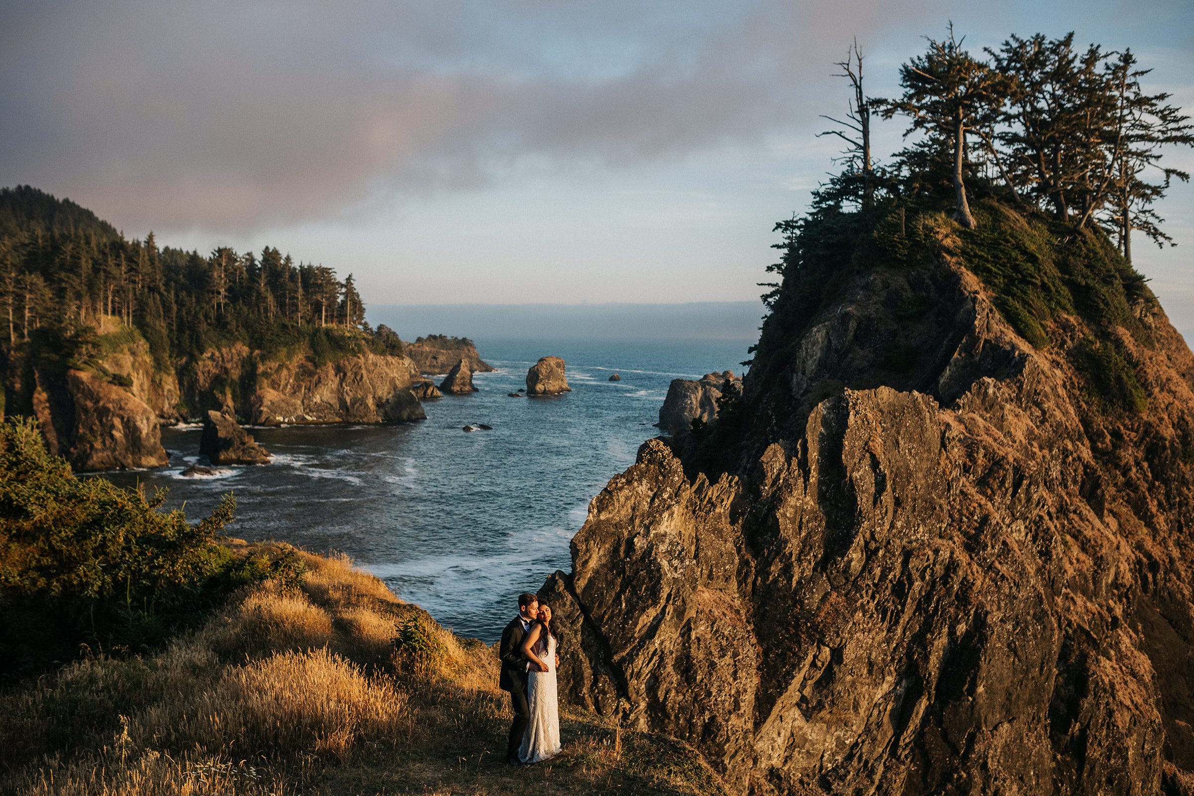 Crook Point Wedding Oregon Coast