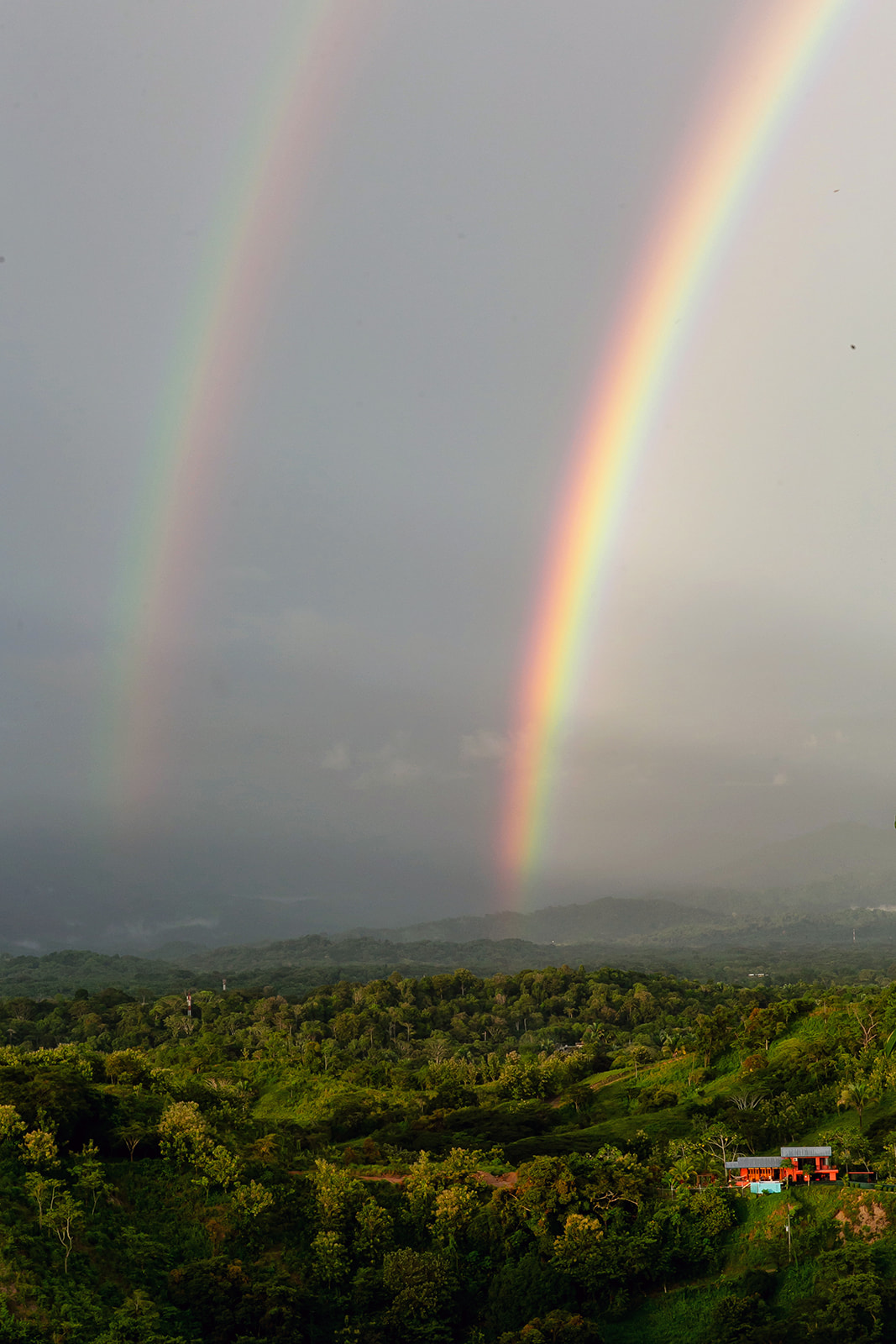 Double rainbow in Manuel Antonio