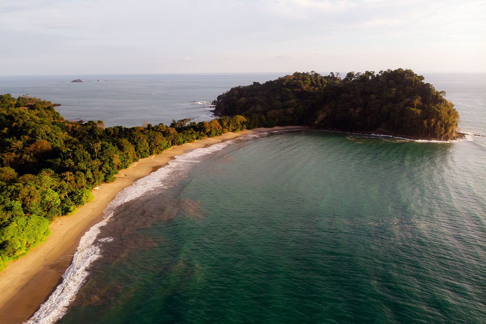 Manuel Antonio National Park in the morning.