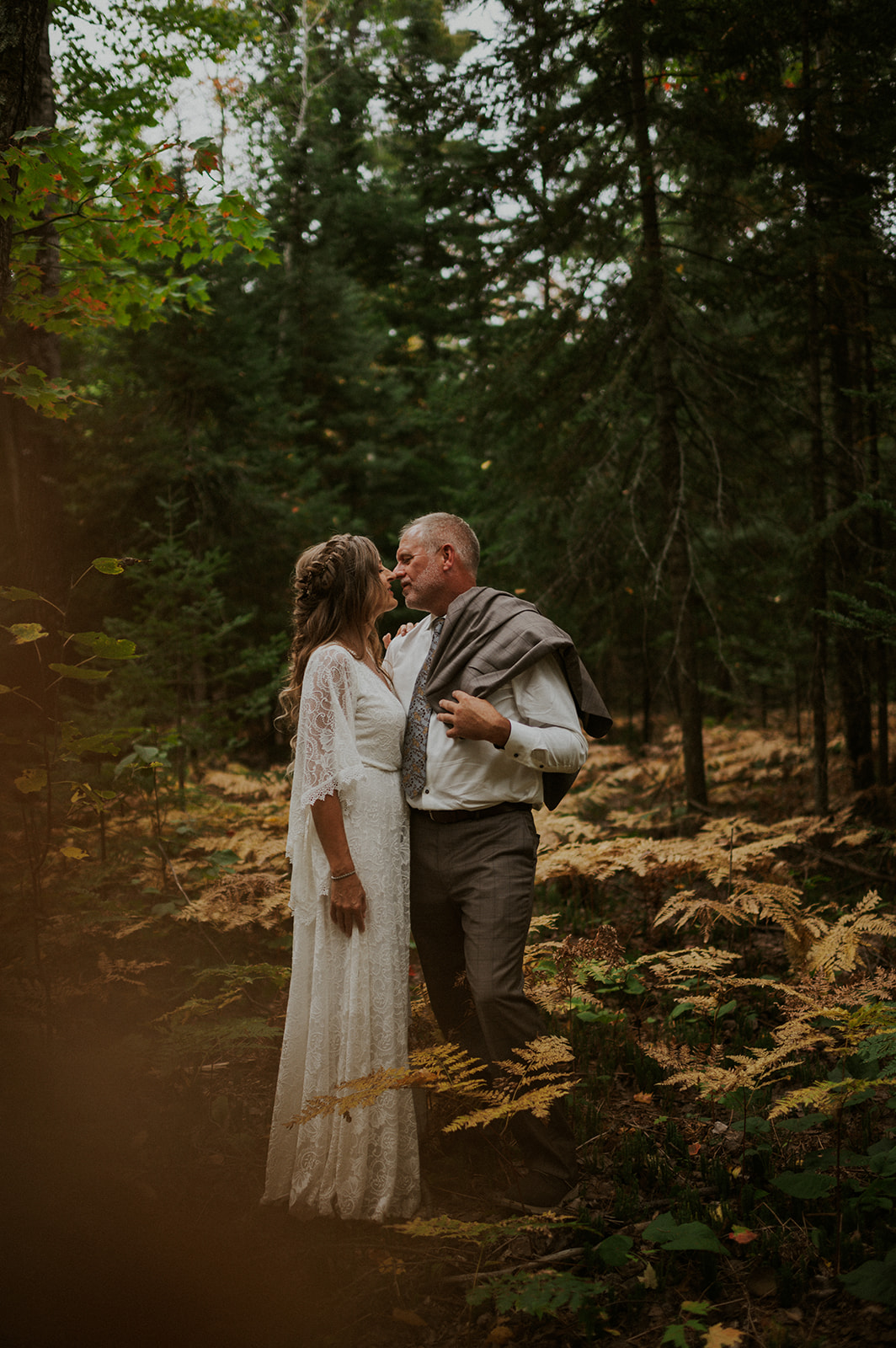 hogsback mountain elopement photography in marquette michigan