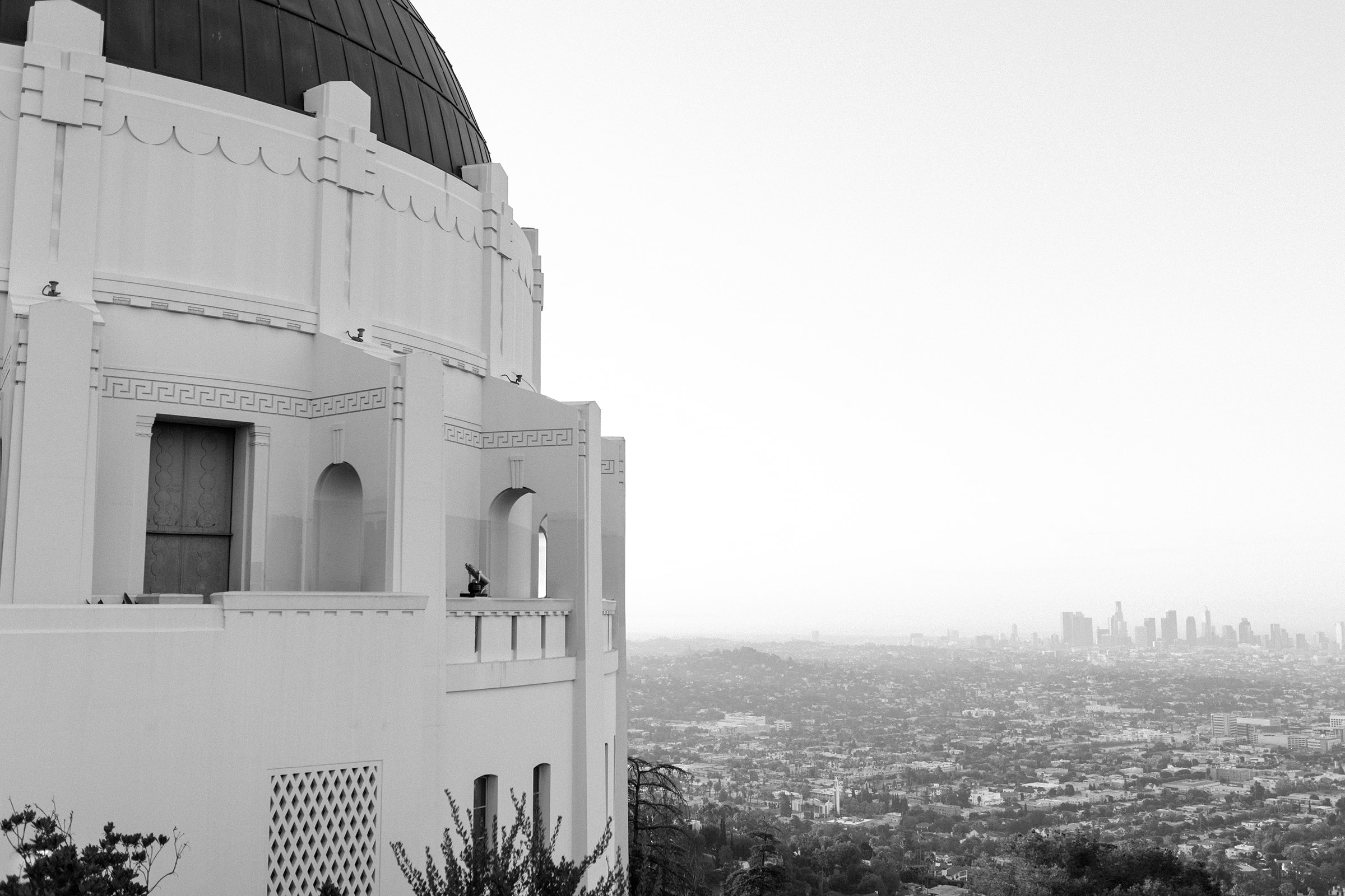 Griffith observatory views from the main deck