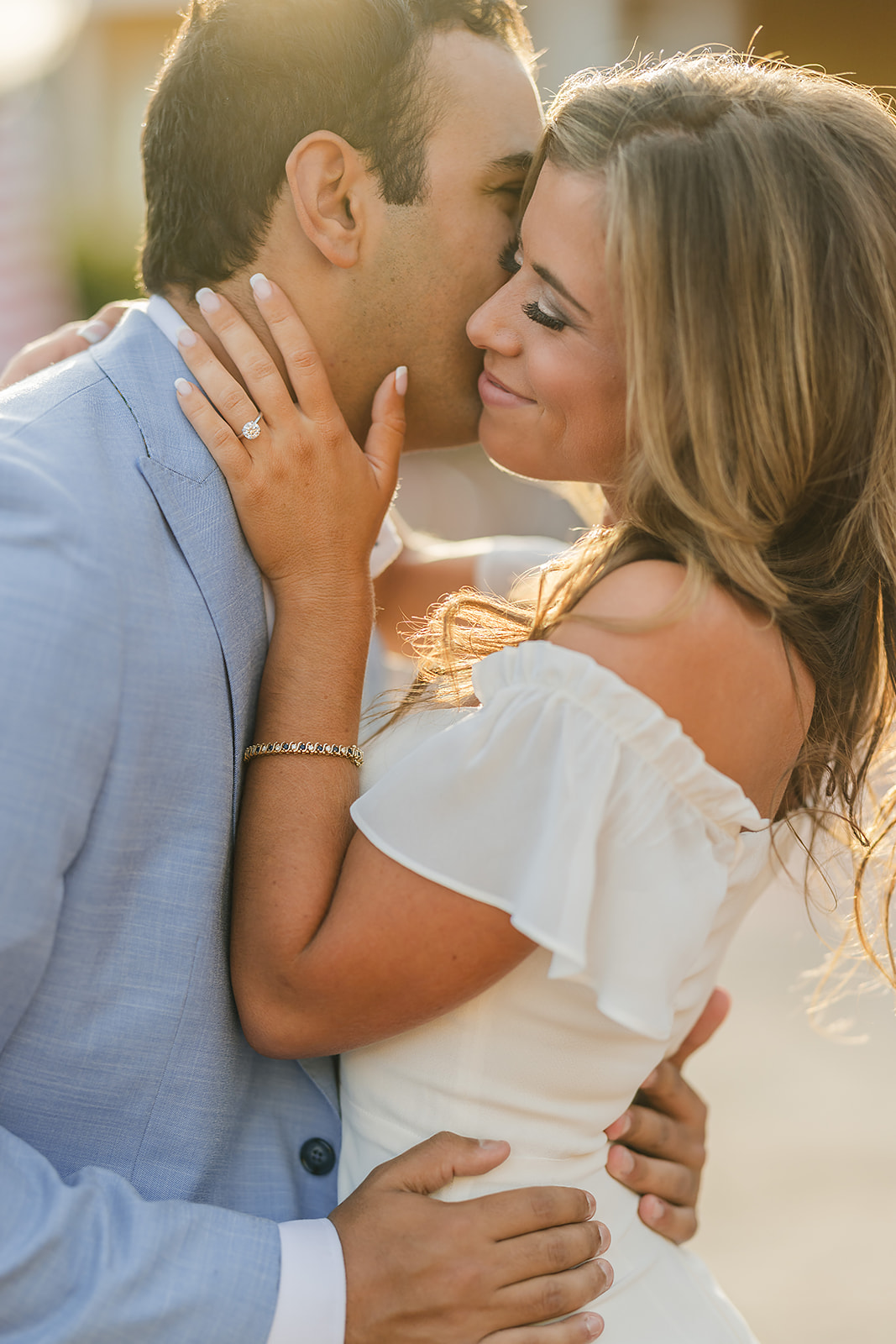 Golden hour luxury and effortless engagement photography in Cape May New Jersey 