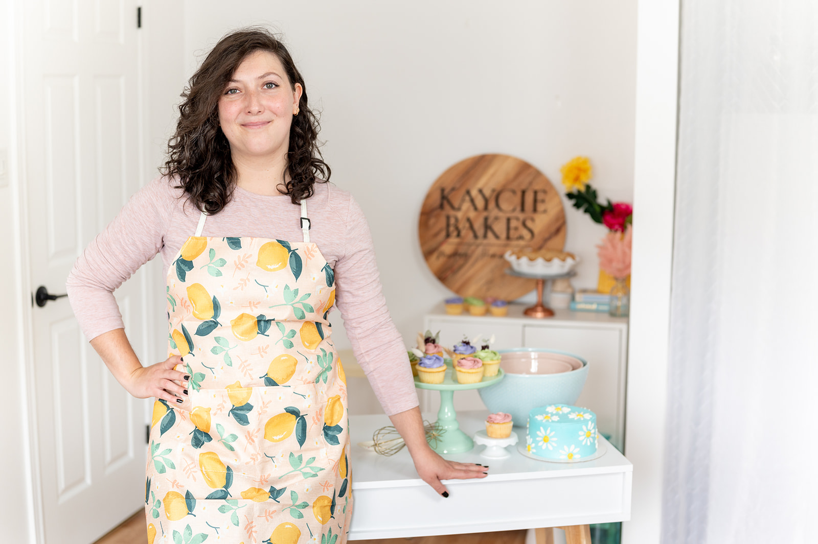 Branding photoshoot for local Ottawa modern home bakery Kaycie Bakes