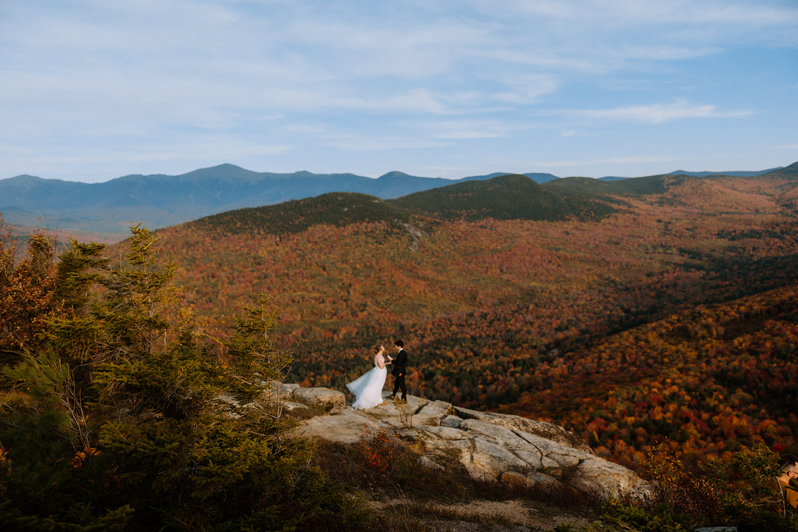 Middle Sugarloaf elopement in the White Mountains