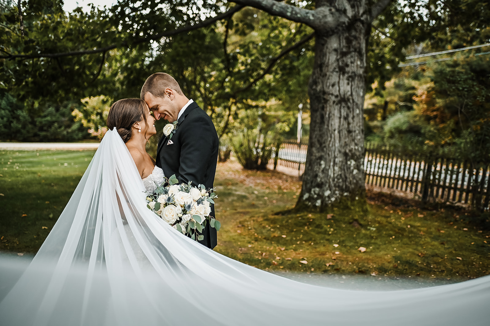 Courtney and Jacob were married at the beautiful Barn on Walnut Hill in Yarmouth, Maine. Their October wedding was so st
