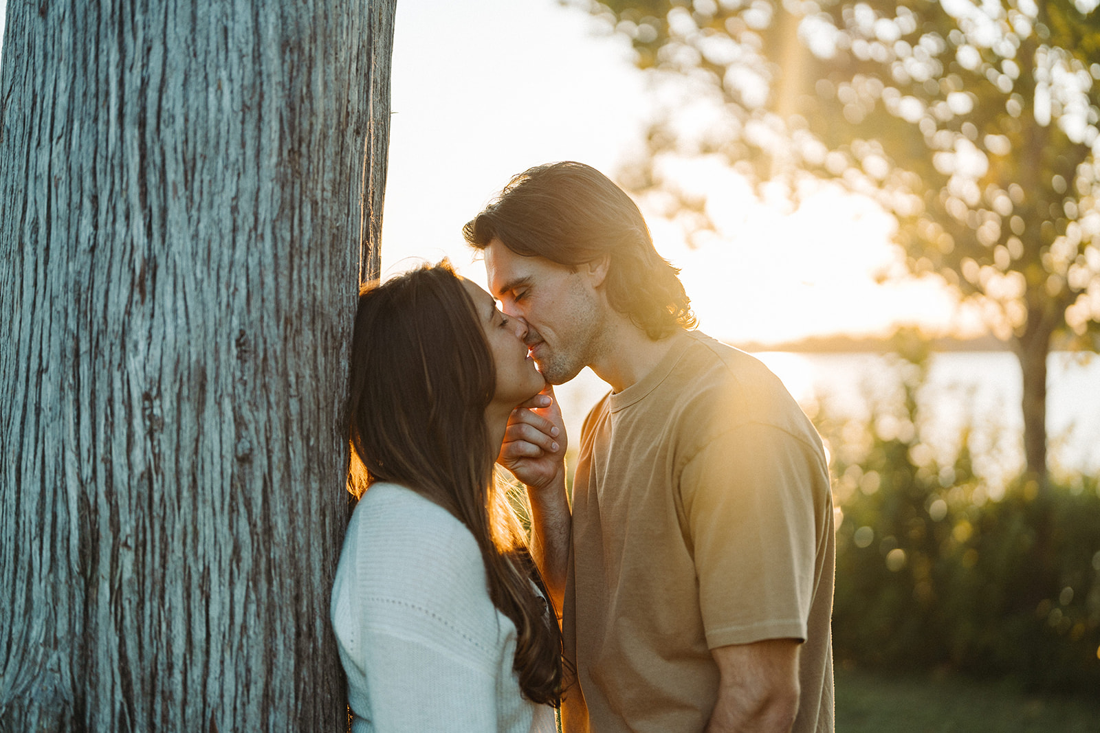 Engagement Session At White Rock Lake In Dallas, Texas