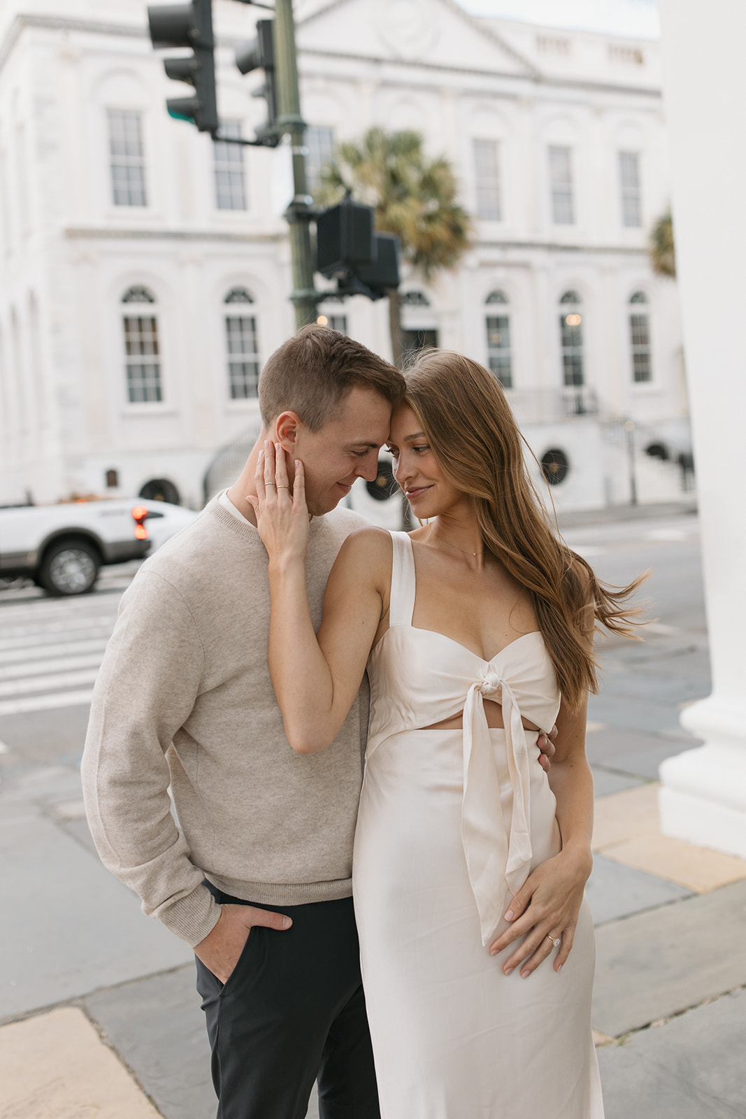 Engagement photos in Charleston