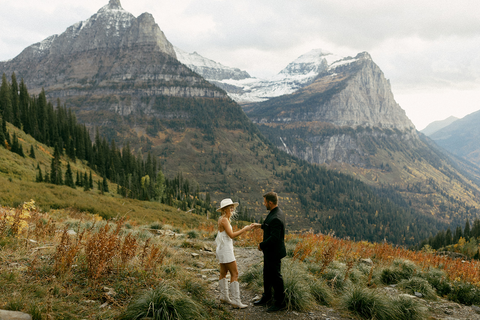 Glacier National Park Elopement in the Fall