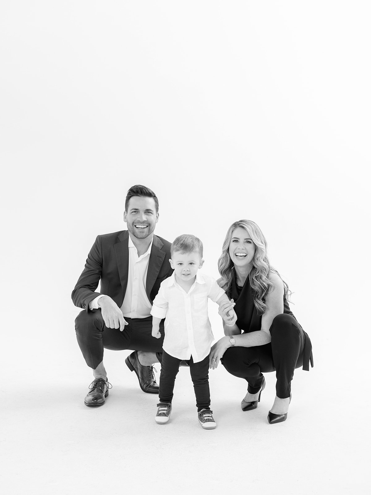 chic sophisticated family portraits in studio tampa