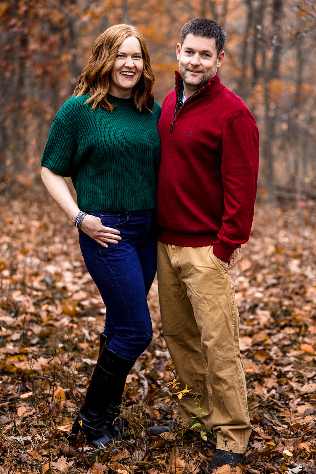 Autumnal Elegance in West Salem, WI: Family Portraits by Jeff Wiswell of J.L. Wiswell Photography of Onalaska, WI