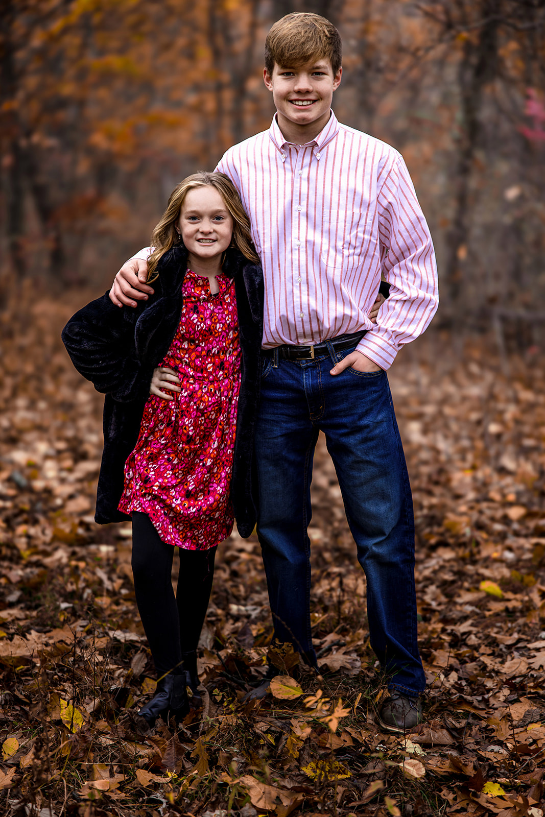 Falling Leaves, Loving Smiles: West Salem Family Photos by Jeff Wiswell of J.L. Wiswell Photography of Onalaska, WI
