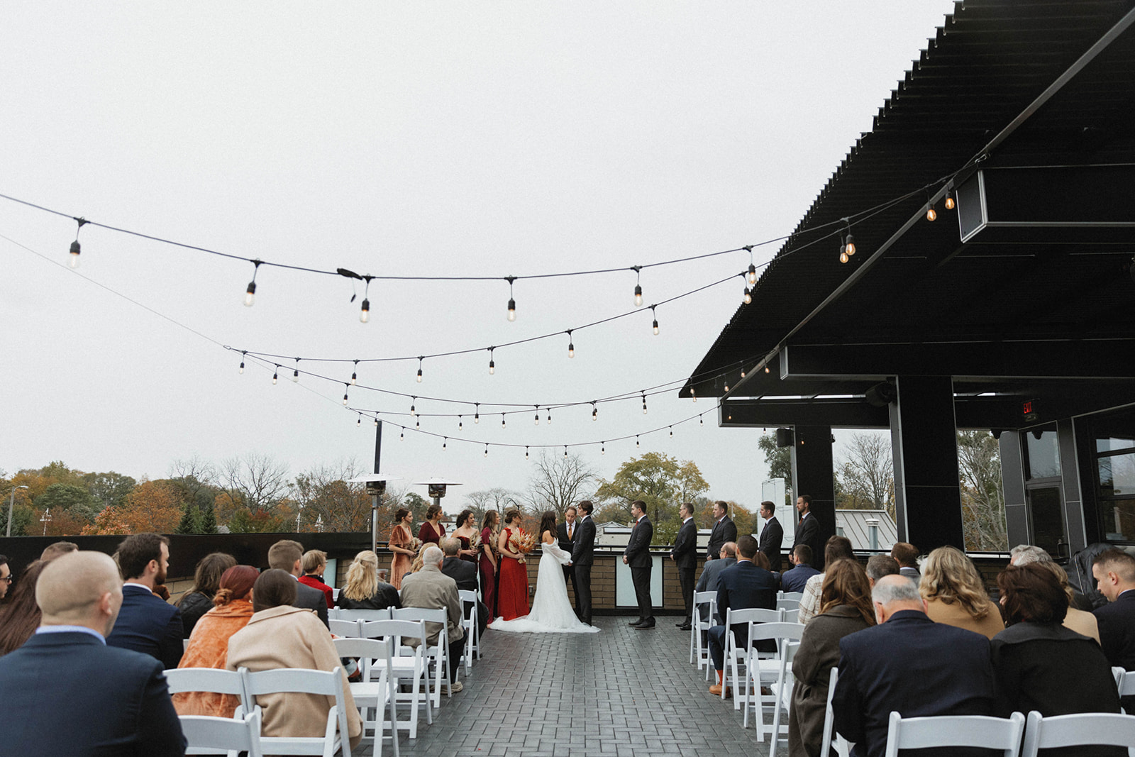 outdoor ceremony at port 393 in holland michigan