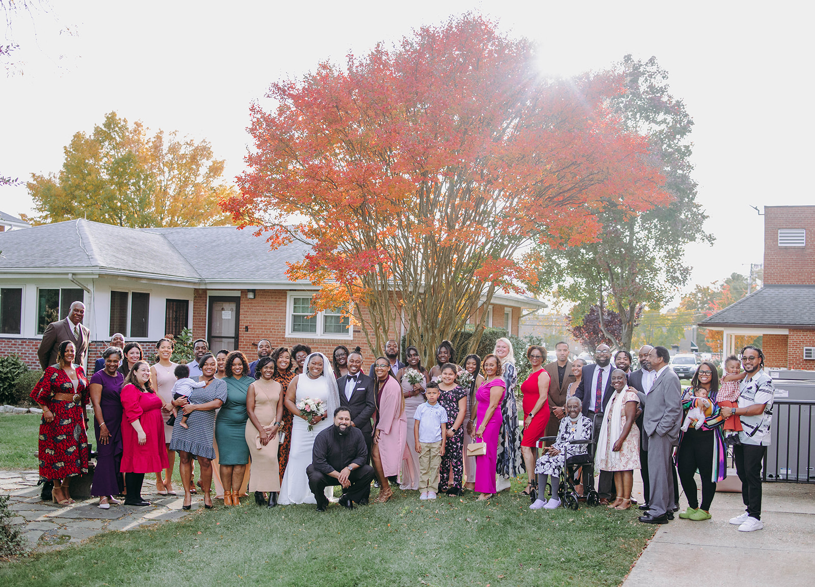 family photos at Maryland wedding 